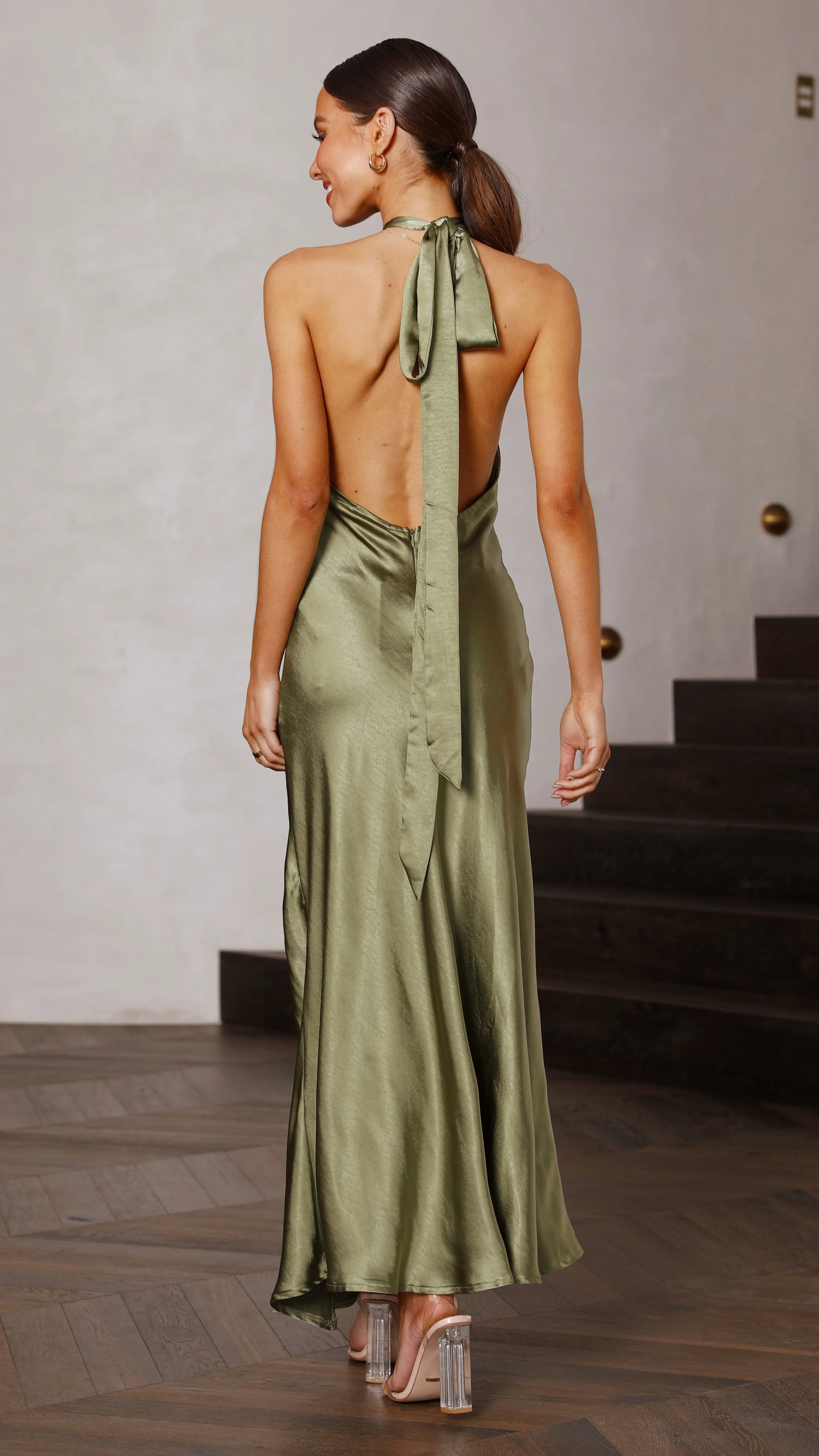 Amalia Maxi Dress - Olive Billy J