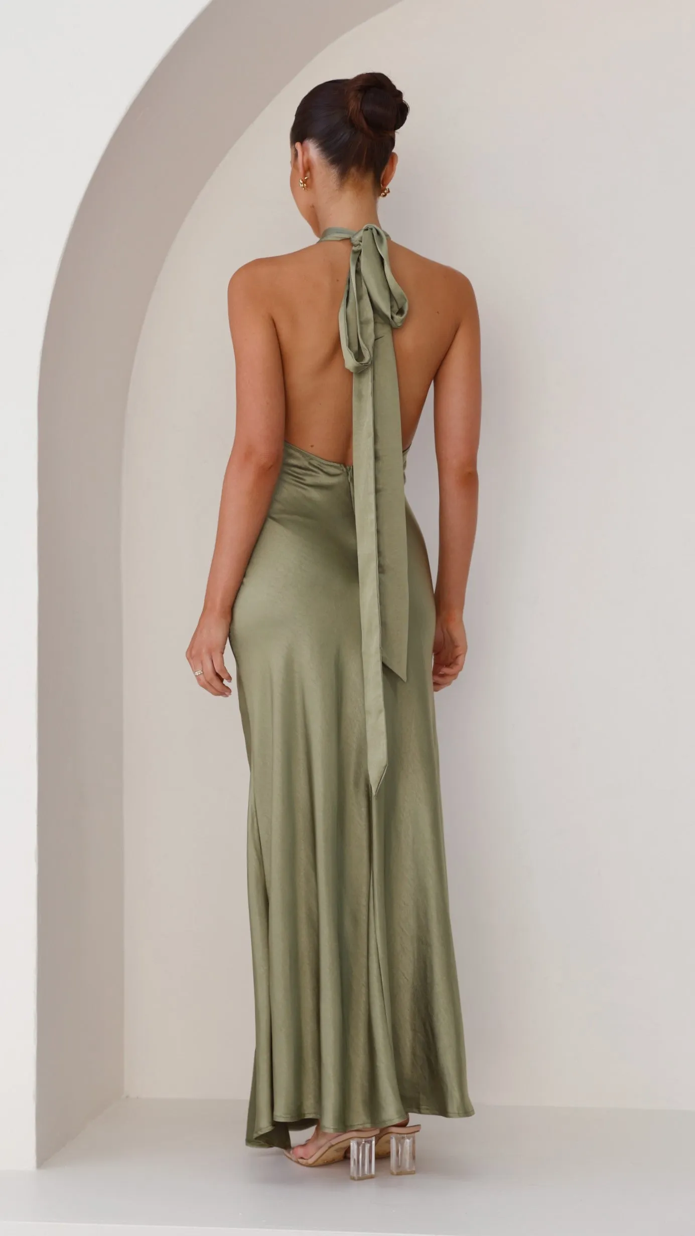 Amalia Maxi Dress - Olive Billy J