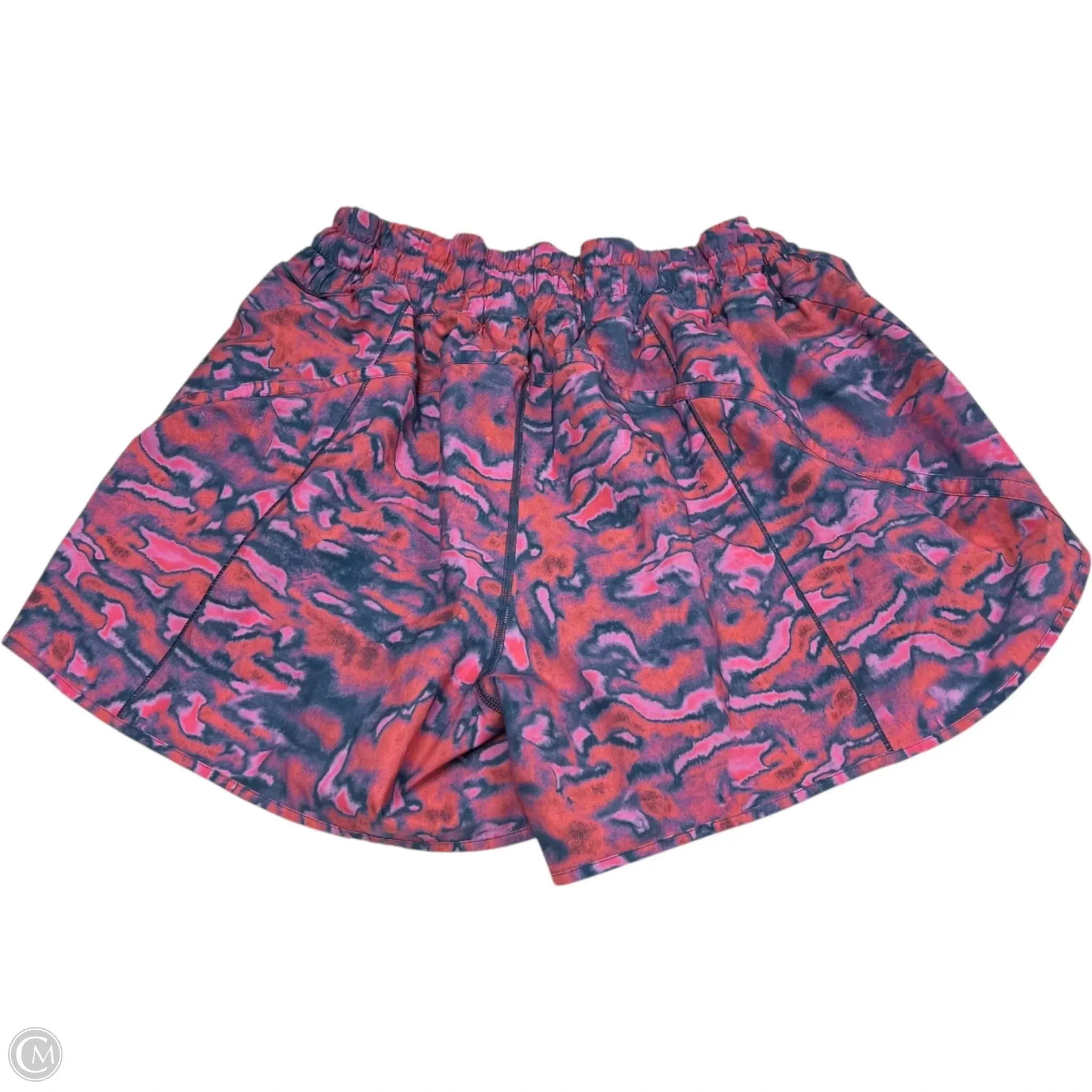 Athletic Shorts By Lululemon In Blue & Orange, Size: Xl
