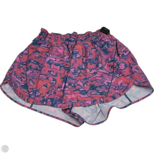 Athletic Shorts By Lululemon In Blue & Orange, Size: Xl