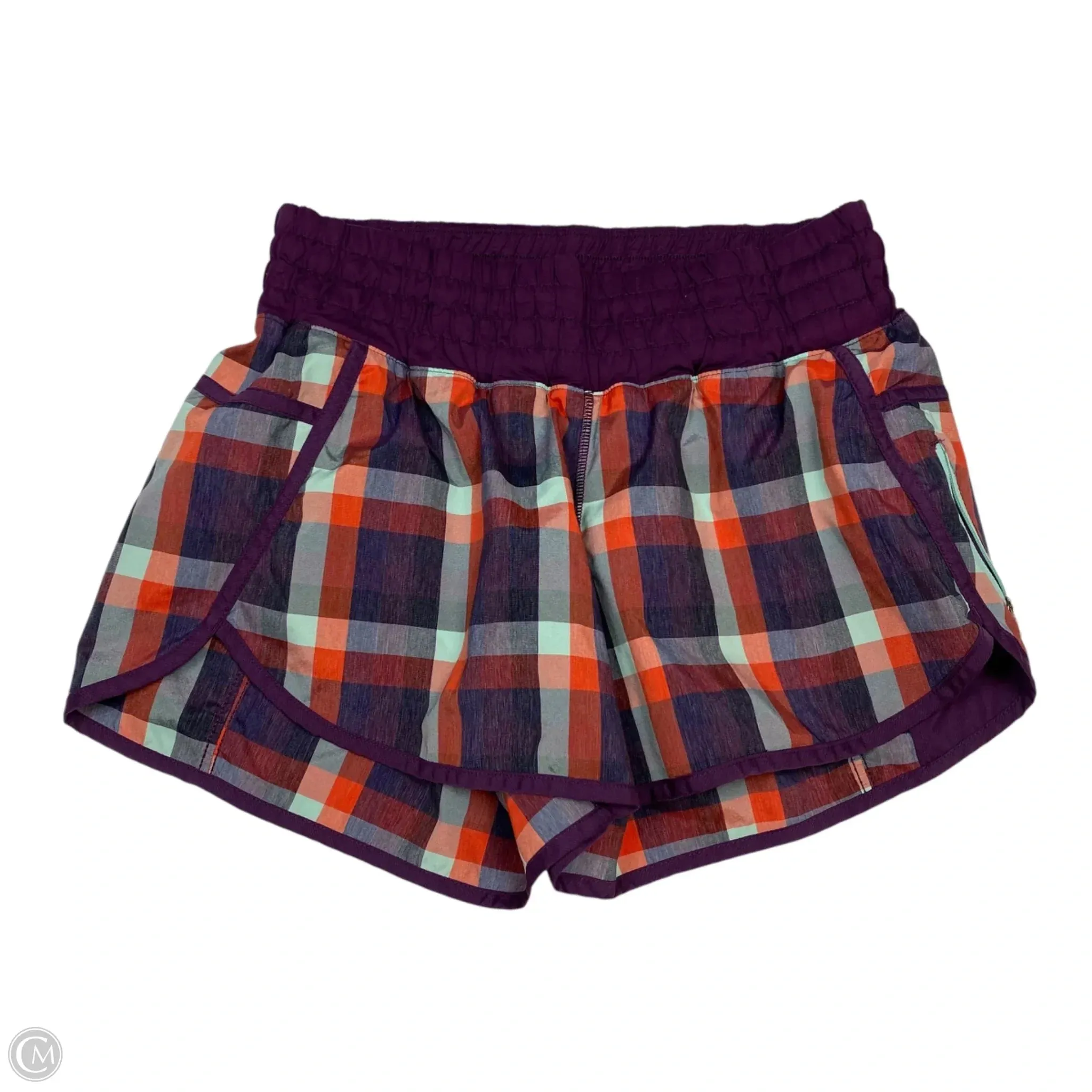 Athletic Shorts By Lululemon In Purple, Size: M