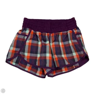 Athletic Shorts By Lululemon In Purple, Size: M