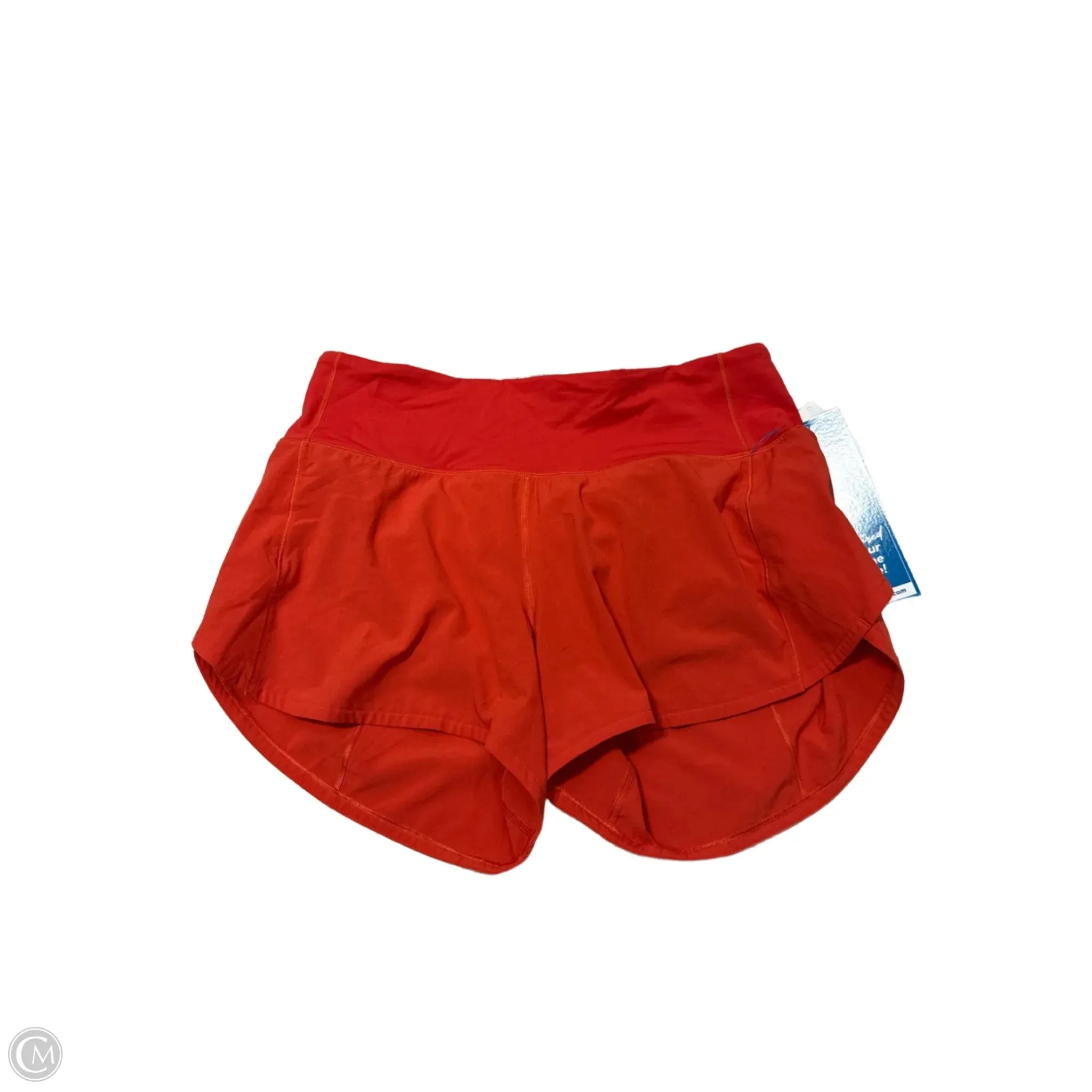 Athletic Shorts By Lululemon In Red, Size: 6l