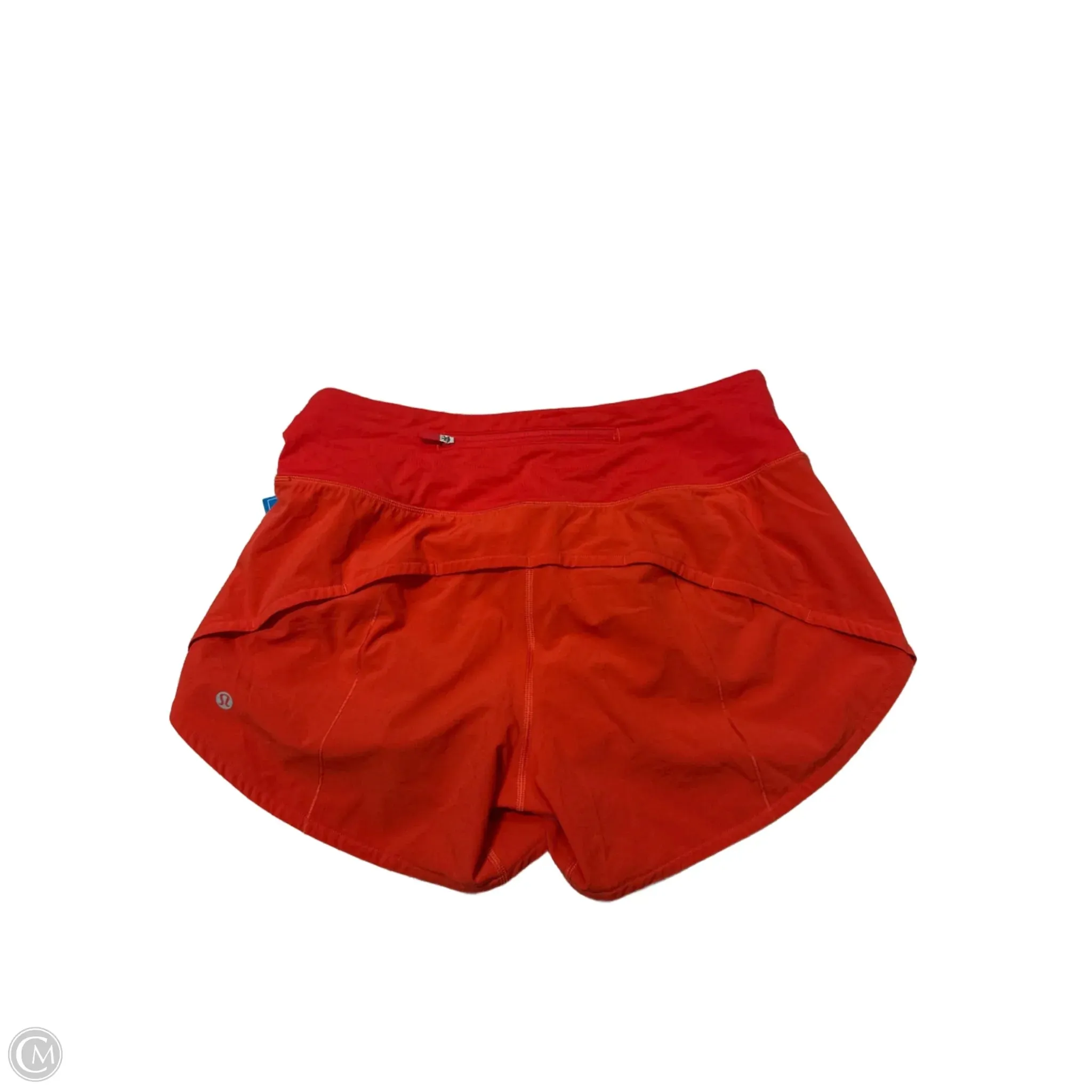 Athletic Shorts By Lululemon In Red, Size: 6l