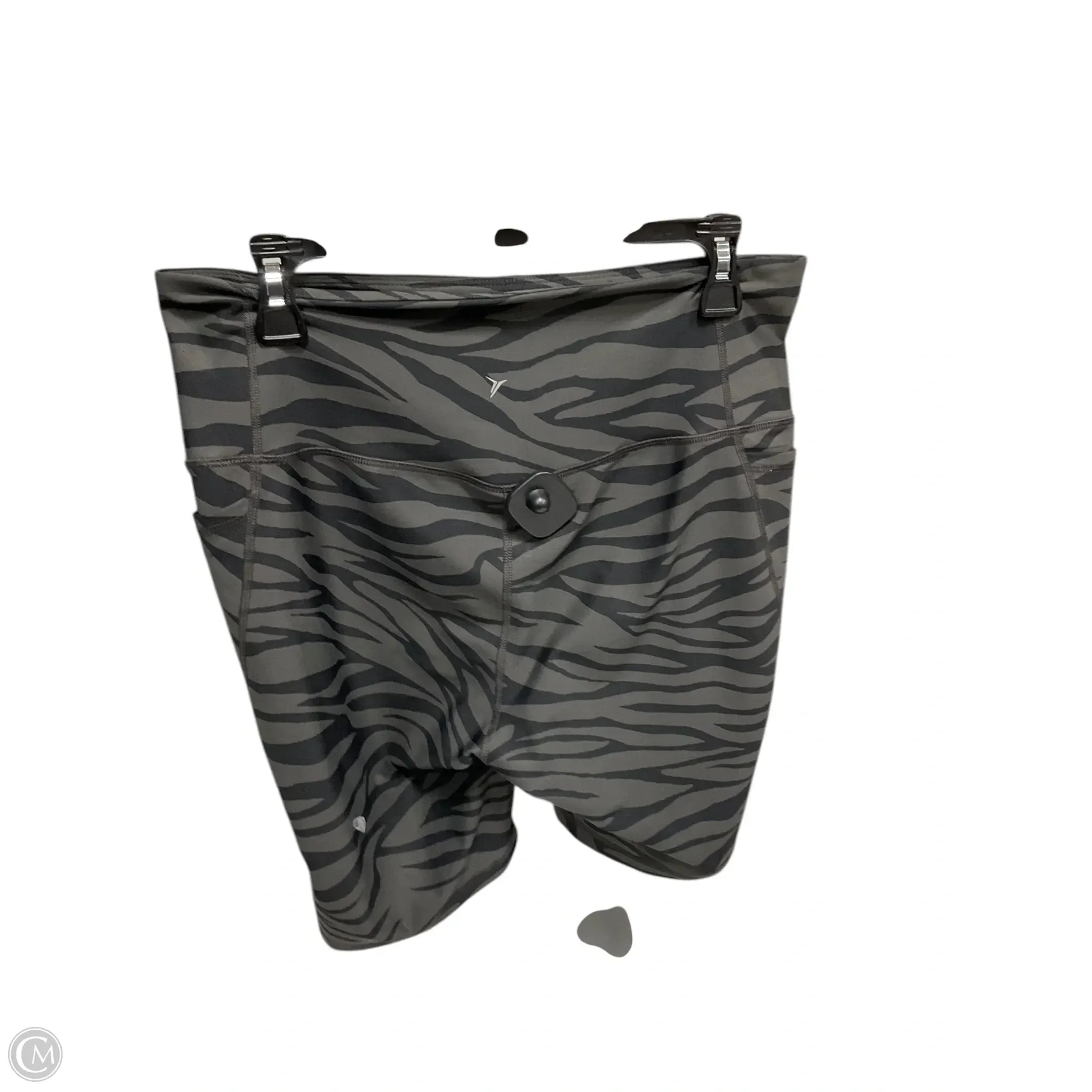 Athletic Shorts By Old Navy In Black & Green, Size: Xl