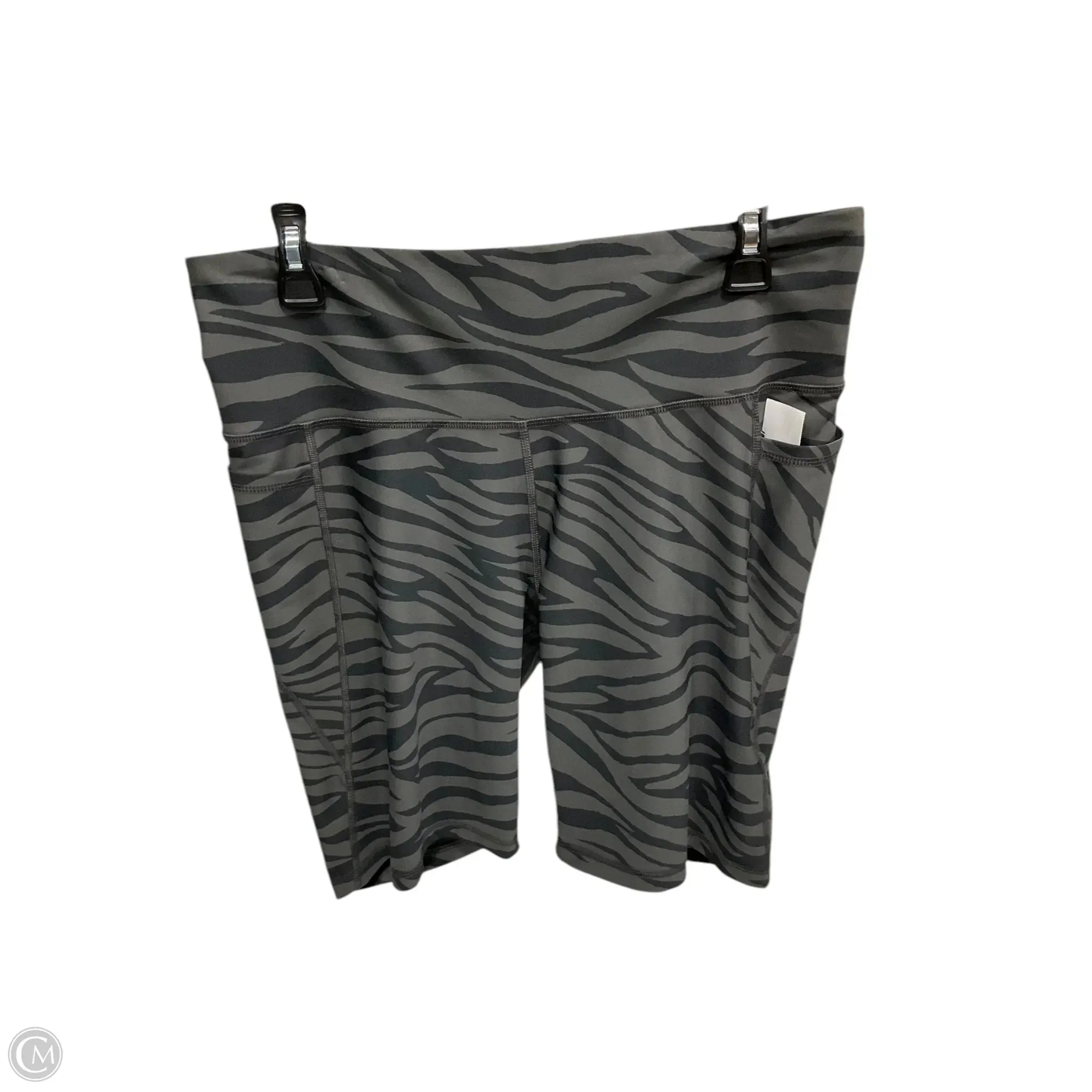 Athletic Shorts By Old Navy In Black & Green, Size: Xl