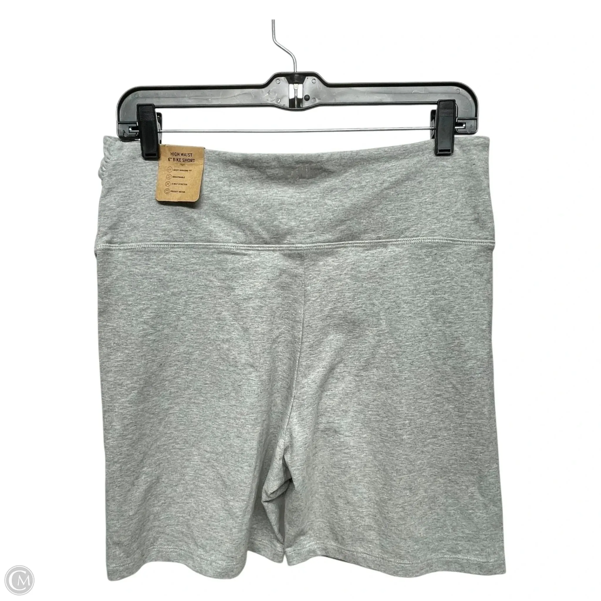 Athletic Shorts By Pink In Grey, Size: Xl
