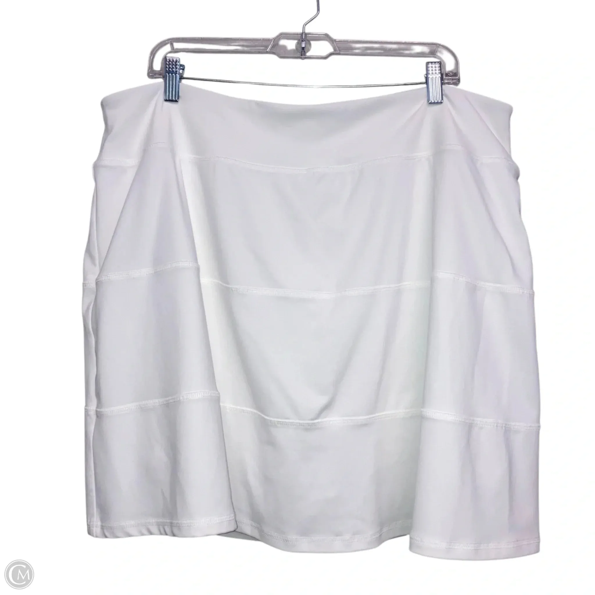 Athletic Skort By Livi Active In White, Size: 3x
