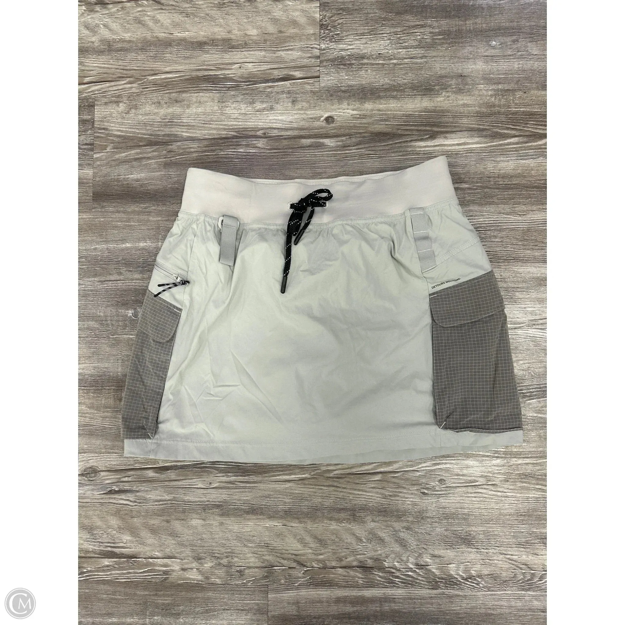 Athletic Skort By Lululemon In Grey, Size: 10