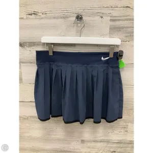 Athletic Skort By Nike In Navy, Size: Xl