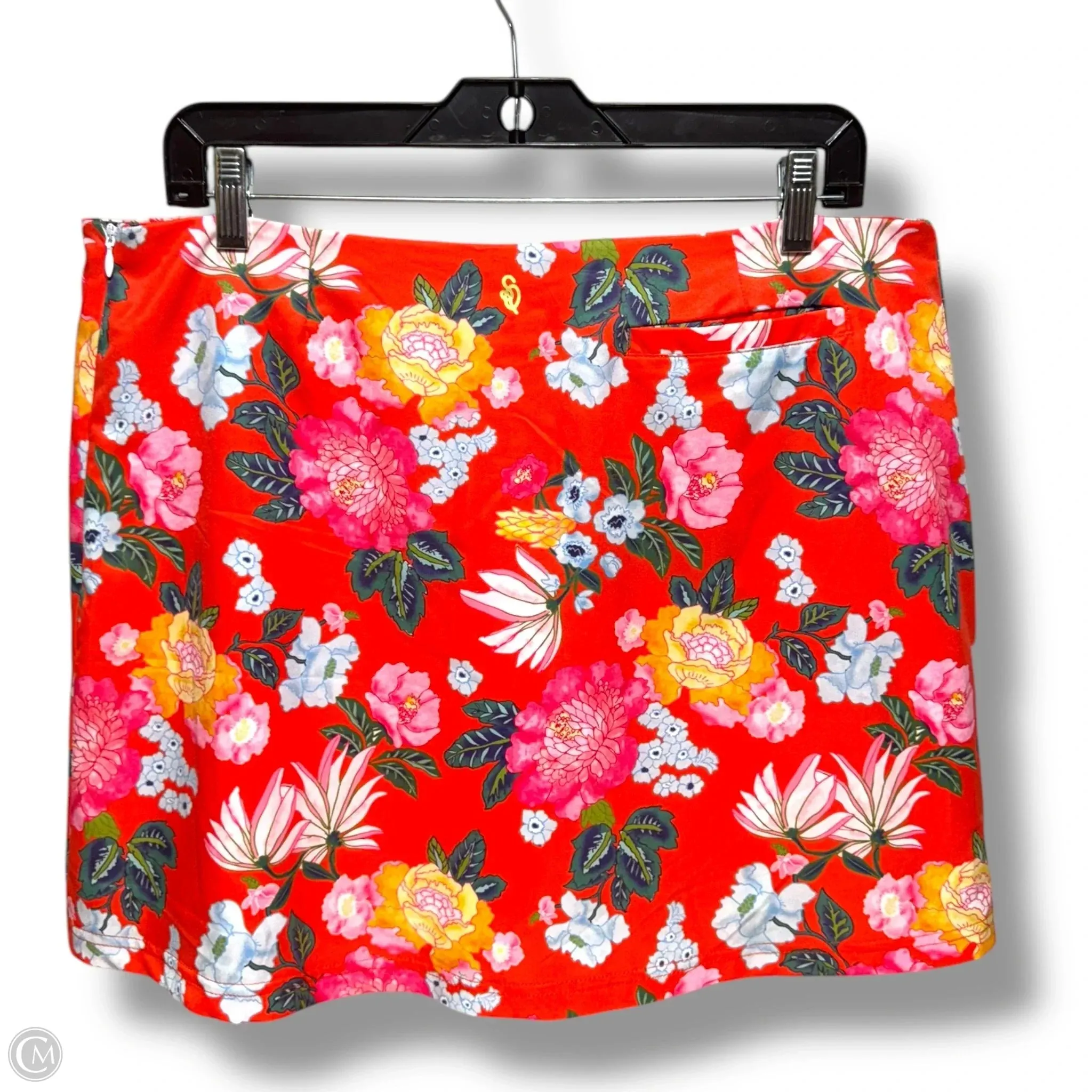 Athletic Skort By Smith & Quinn In Floral Print, Size: L