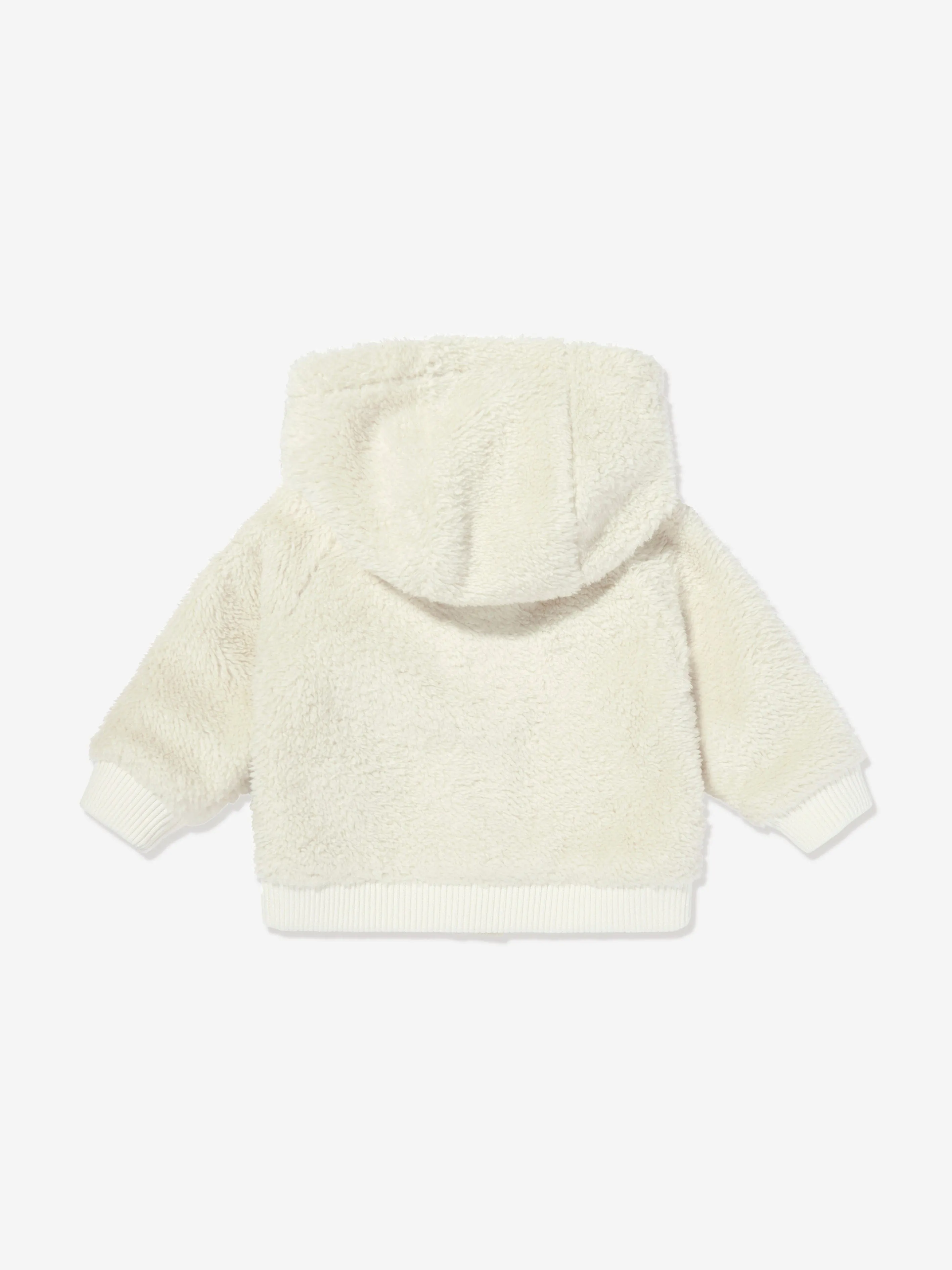 Baby Girls Down Padded Zip Up Top in Ivory