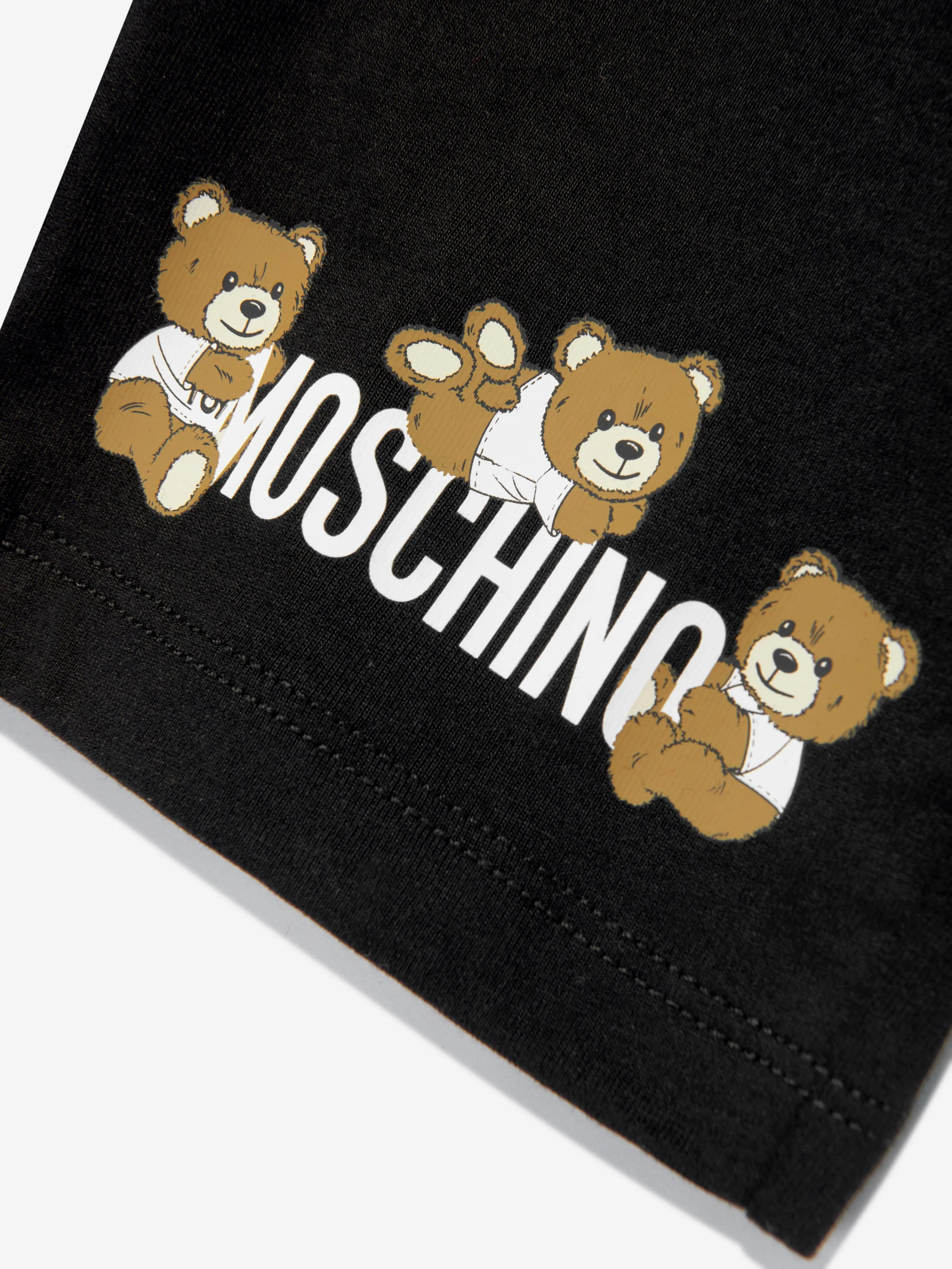 Baby Teddy Bear Logo Shorts in Black