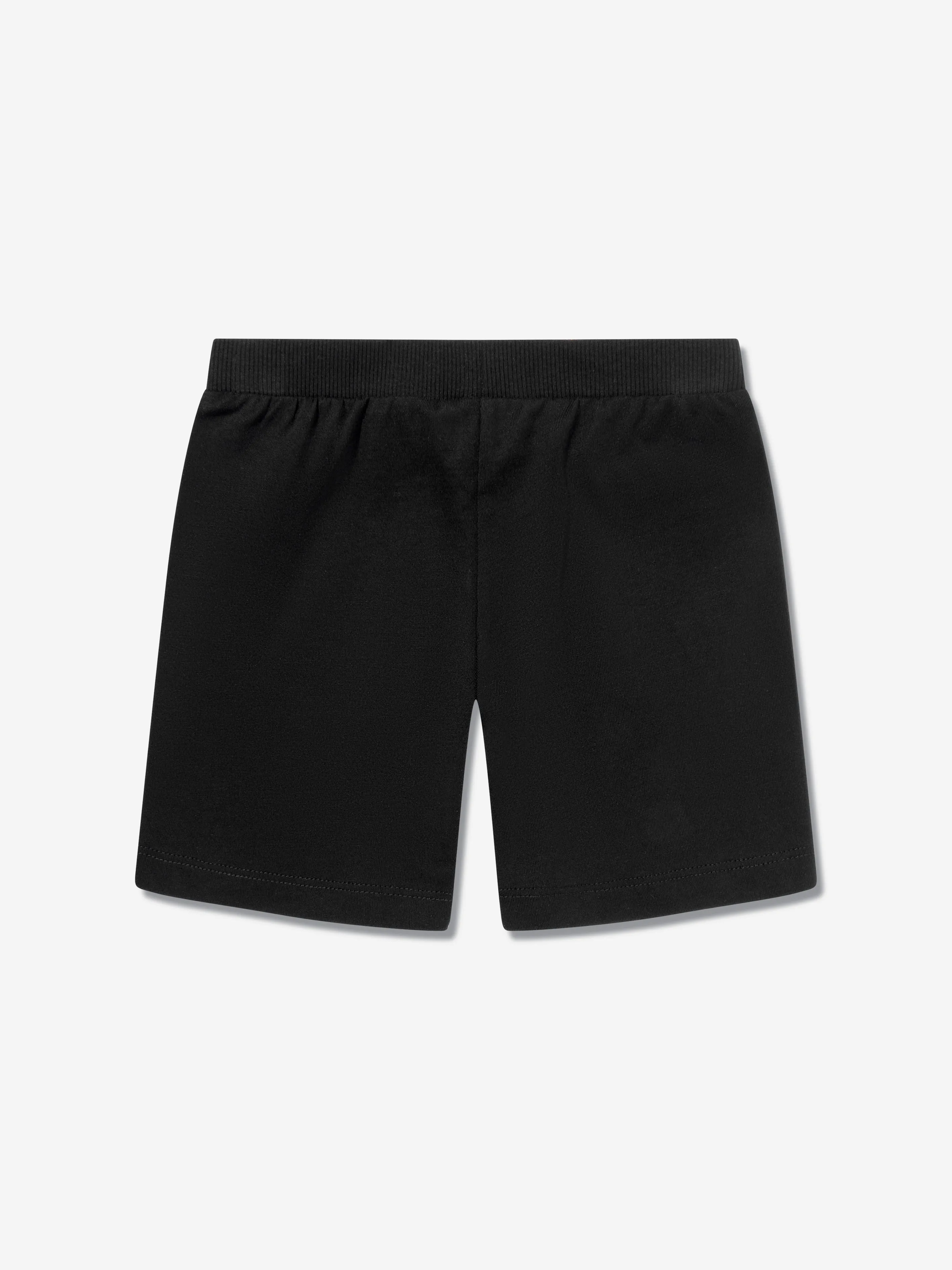 Baby Teddy Bear Logo Shorts in Black