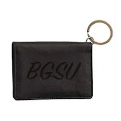 BGSU ID Snap Black Wallet