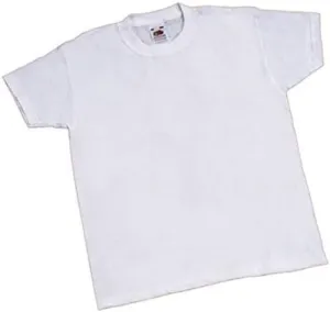 Blank Children's T-Shirt - White (122-128 cm) (Vinco42115)
