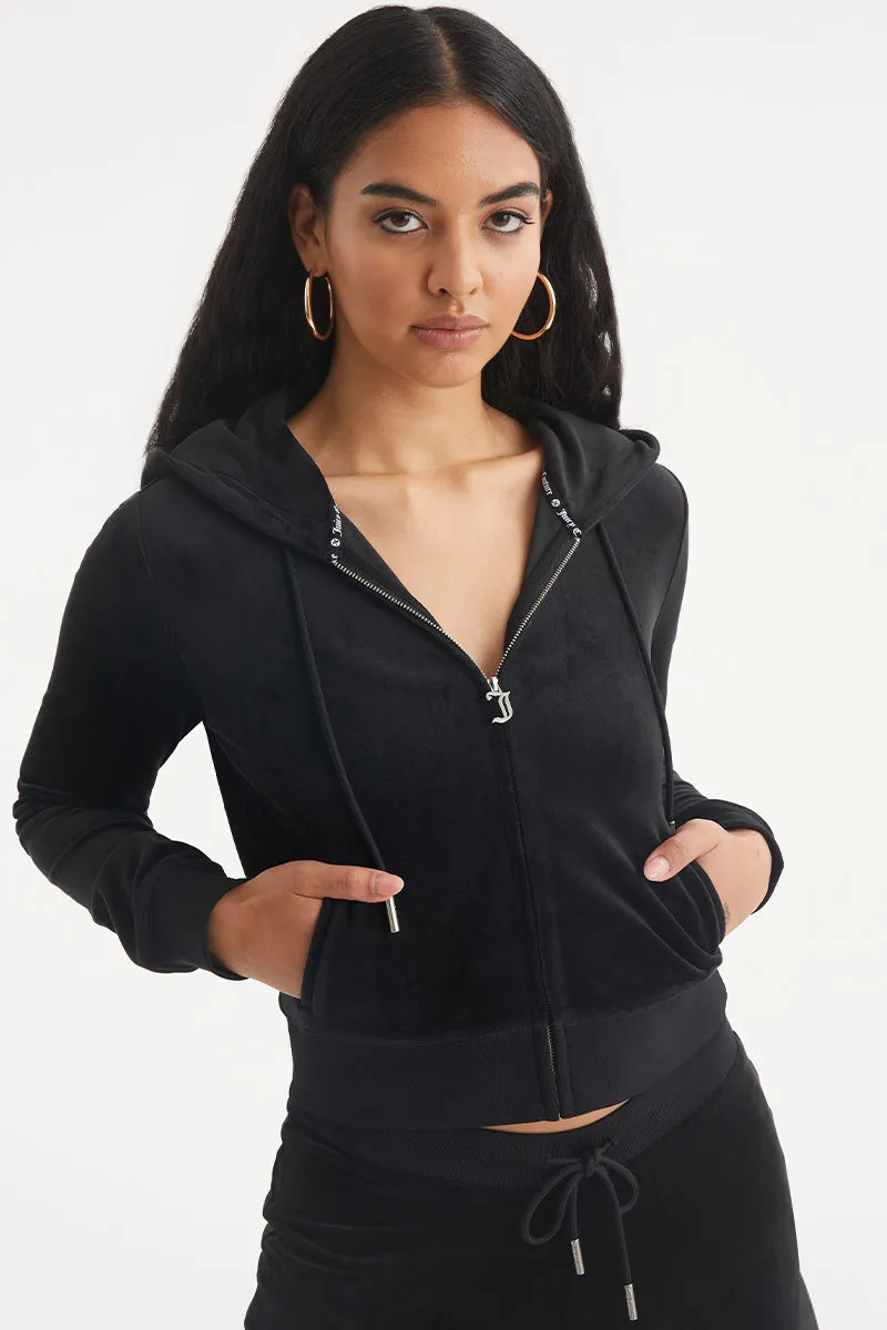 Bride Customizable Big Bling Velour Hoodie Juicy Couture