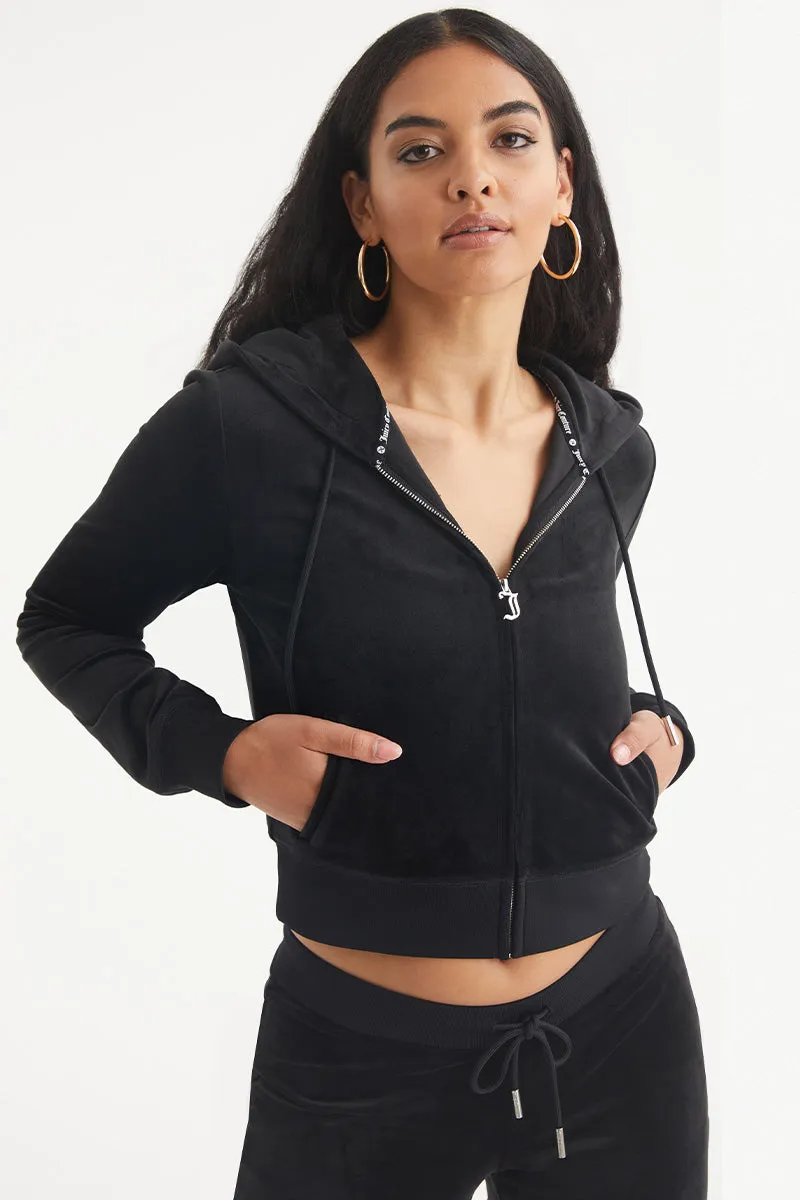 Bride Customizable Big Bling Velour Hoodie Juicy Couture