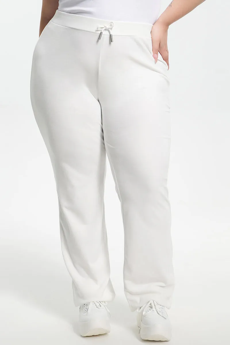 Bride Customizable Big Bling Velour Track Pants Juicy Couture