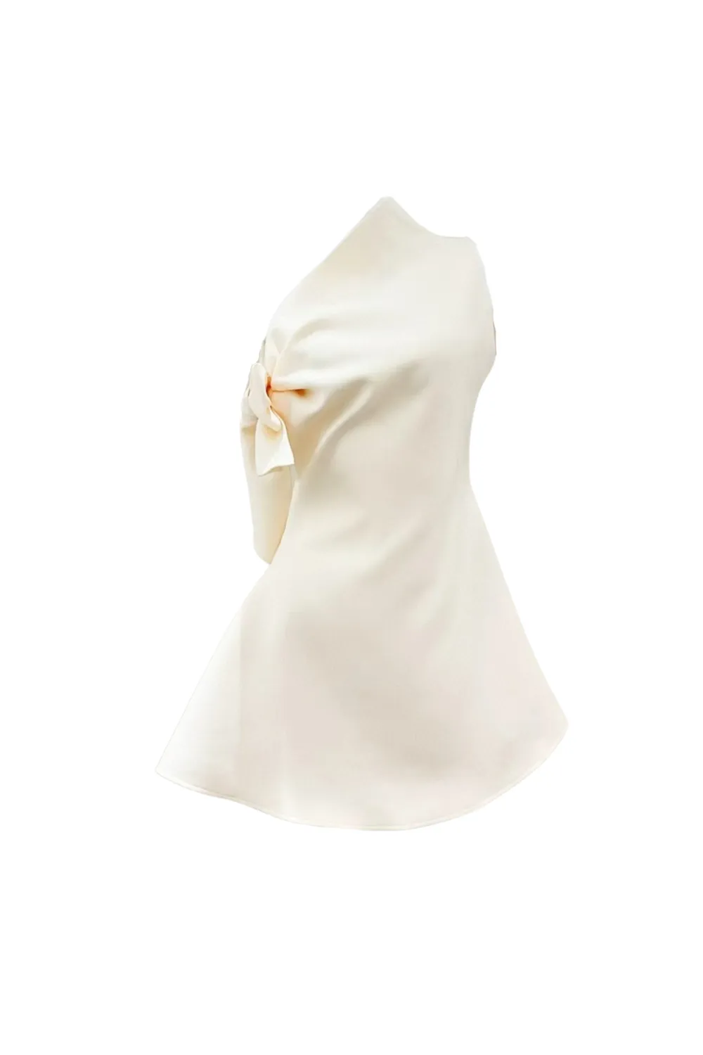 Calwa Asymmetric One Shoulder Flare Mini Dress Gloria Lanvin