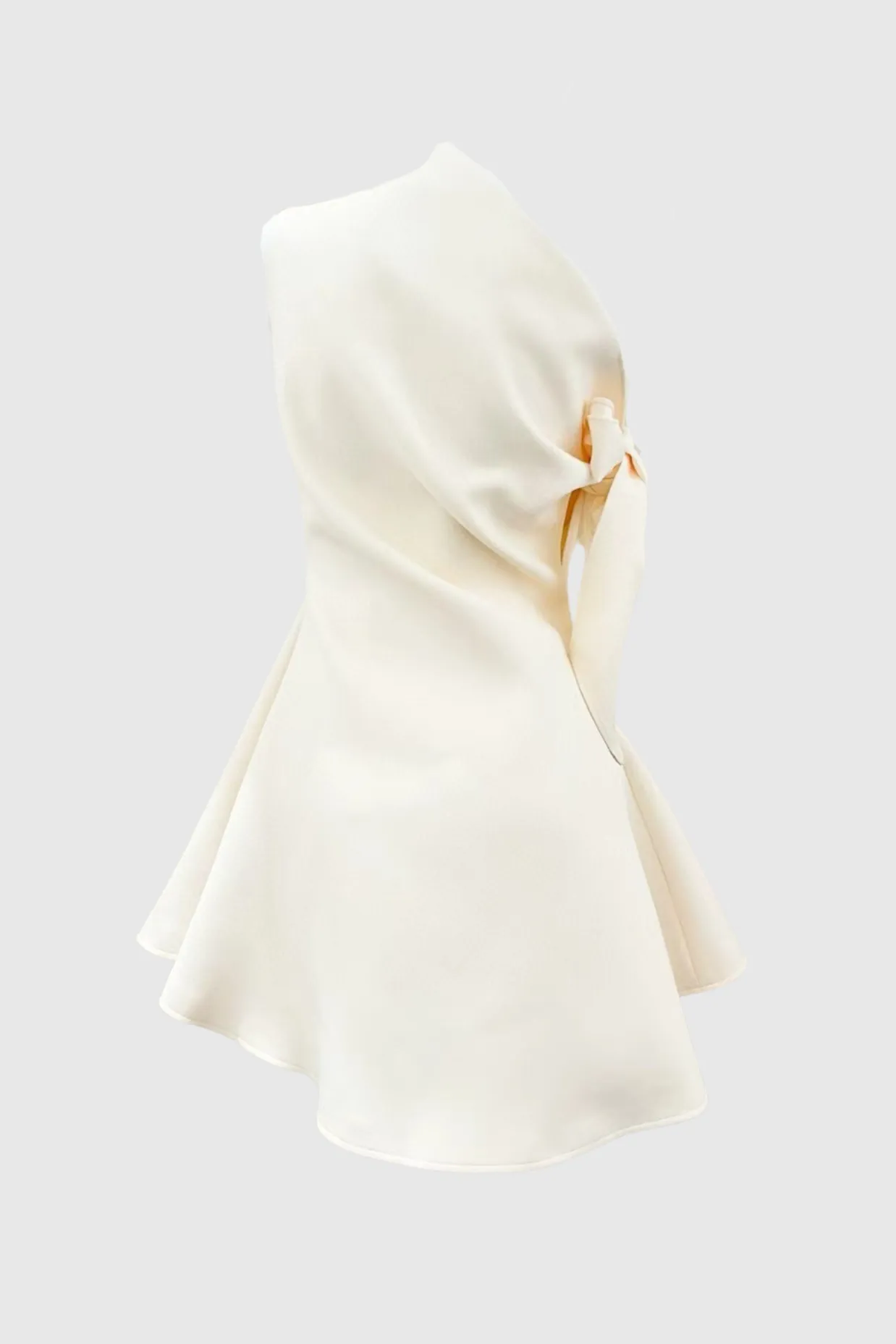 Calwa Asymmetric One Shoulder Flare Mini Dress Gloria Lanvin