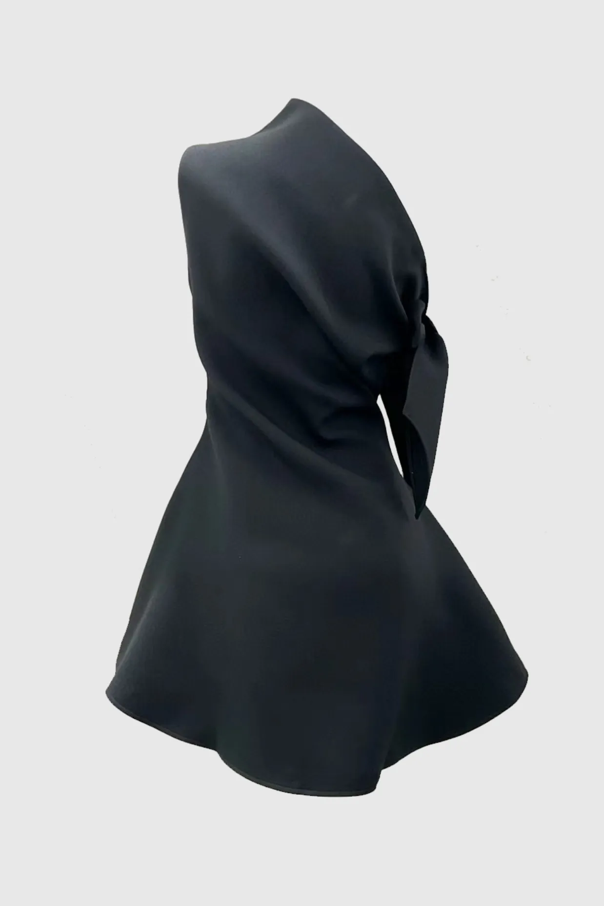 Calwa Asymmetric One Shoulder Flare Mini Dress Gloria Lanvin
