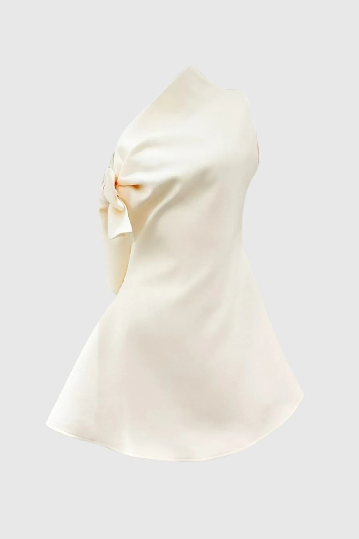 Calwa Asymmetric One Shoulder Flare Mini Dress Gloria Lanvin