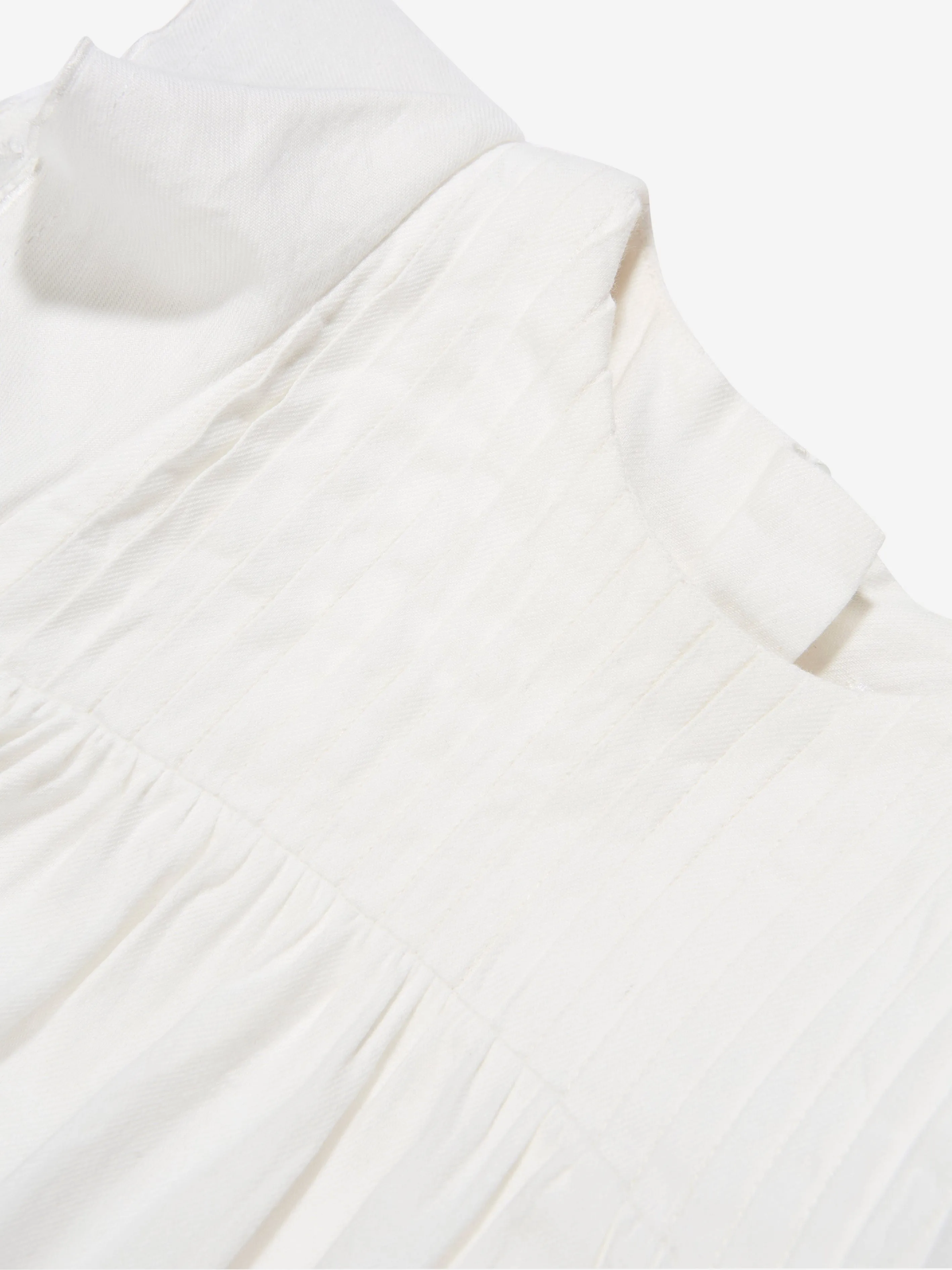 Chlo Baby Girls Organic Cotton Blouse in Ivory