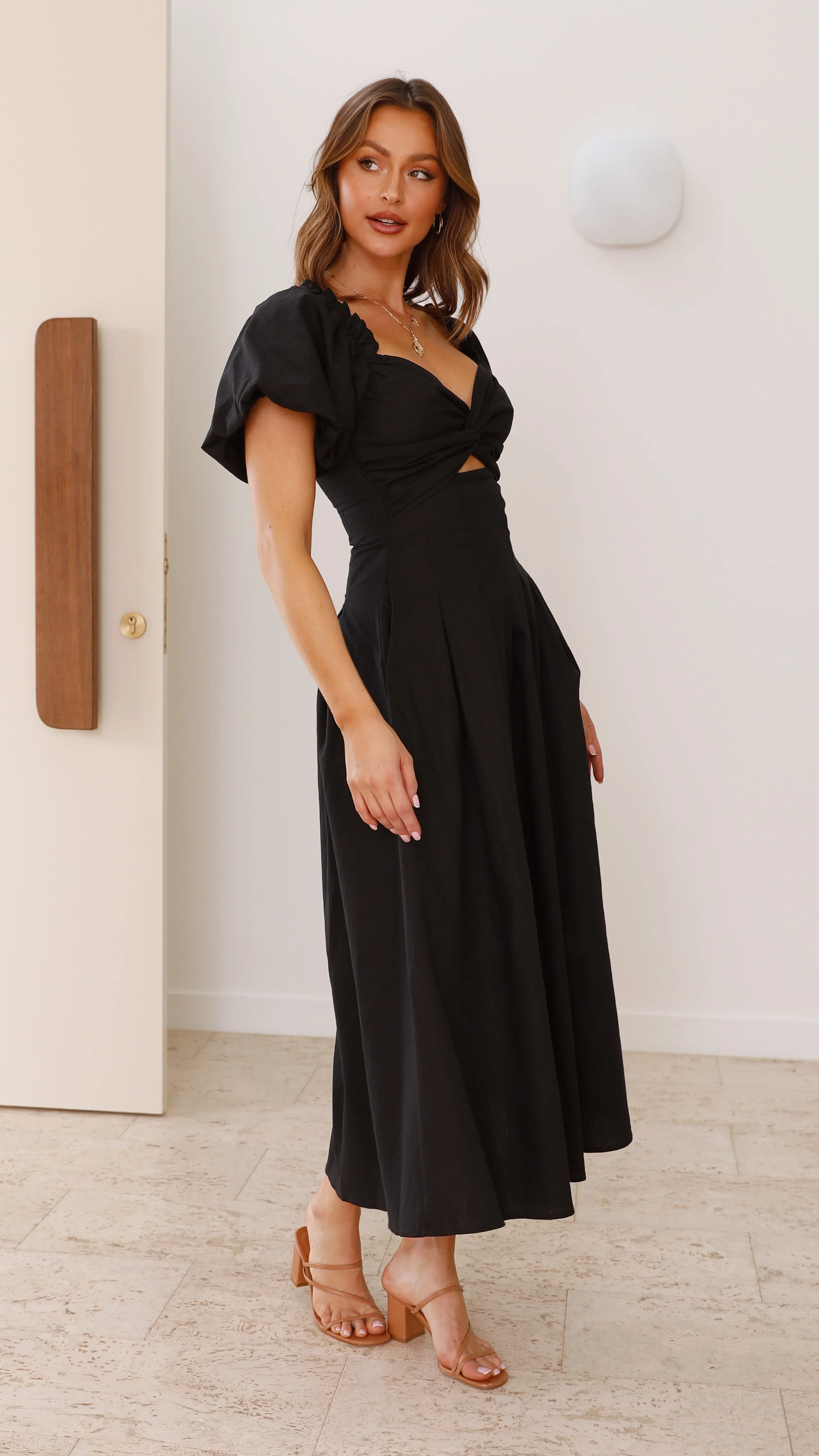 Christina Maxi Dress - Black Billy J