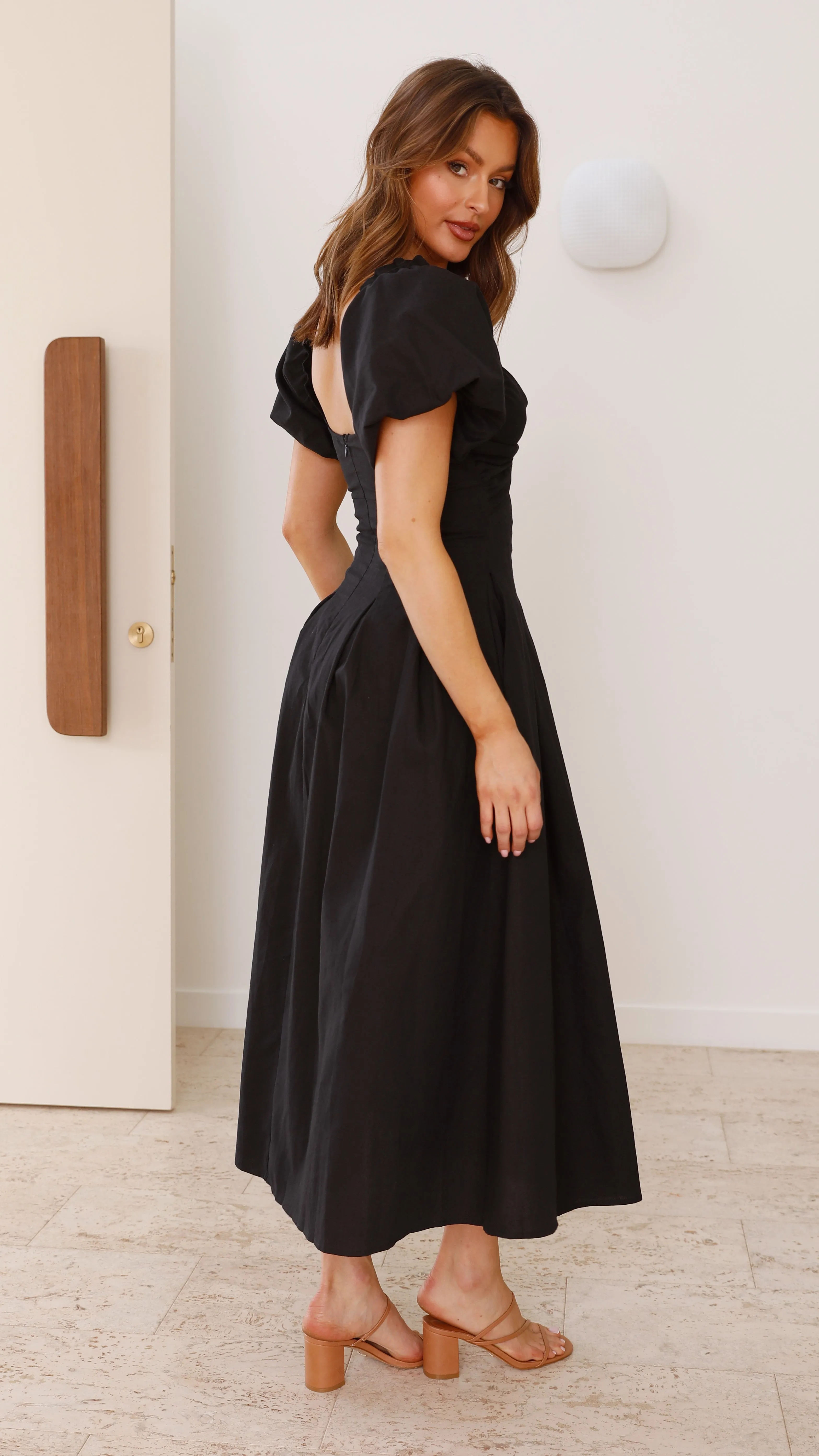 Christina Maxi Dress - Black Billy J