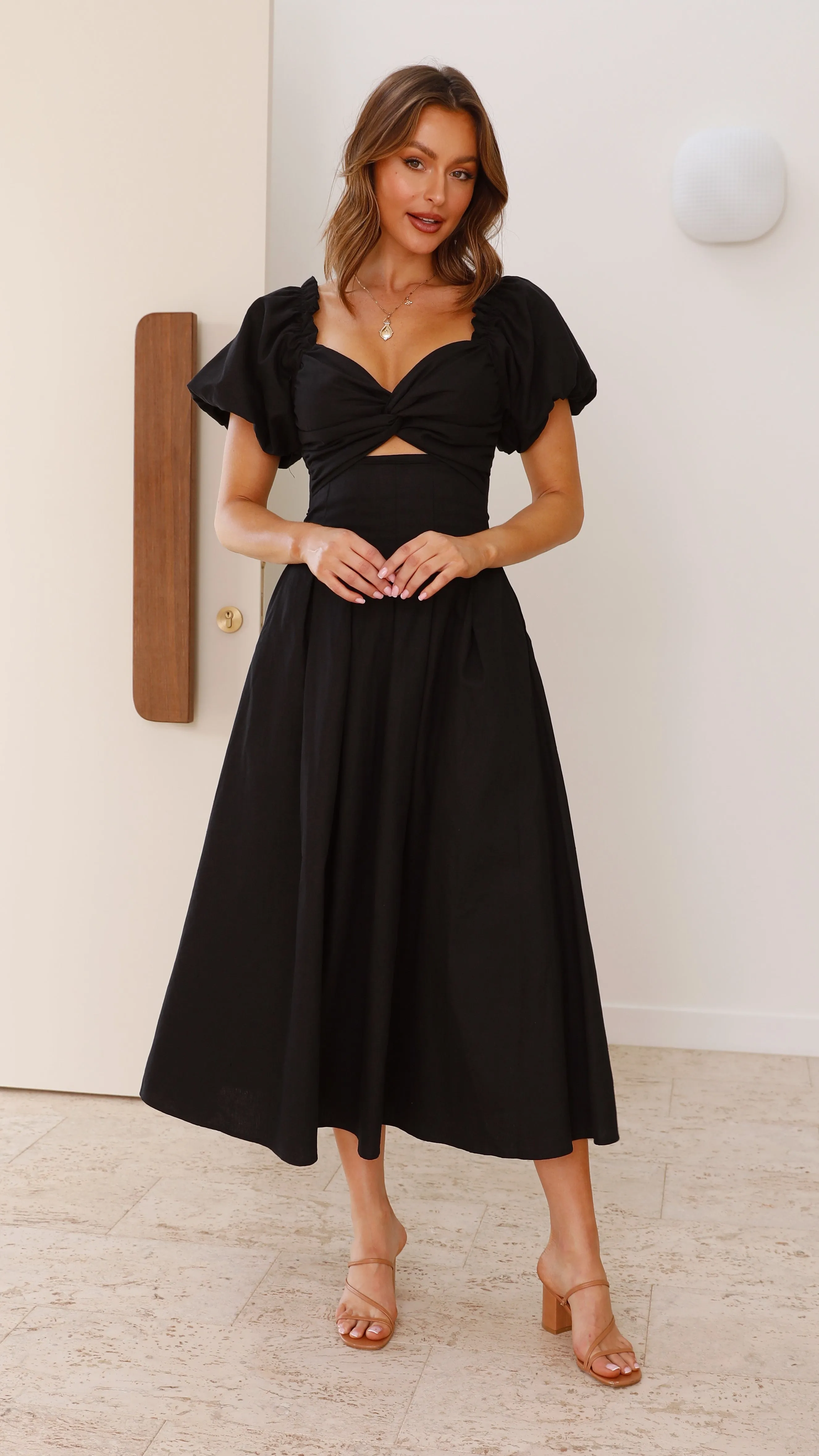 Christina Maxi Dress - Black Billy J