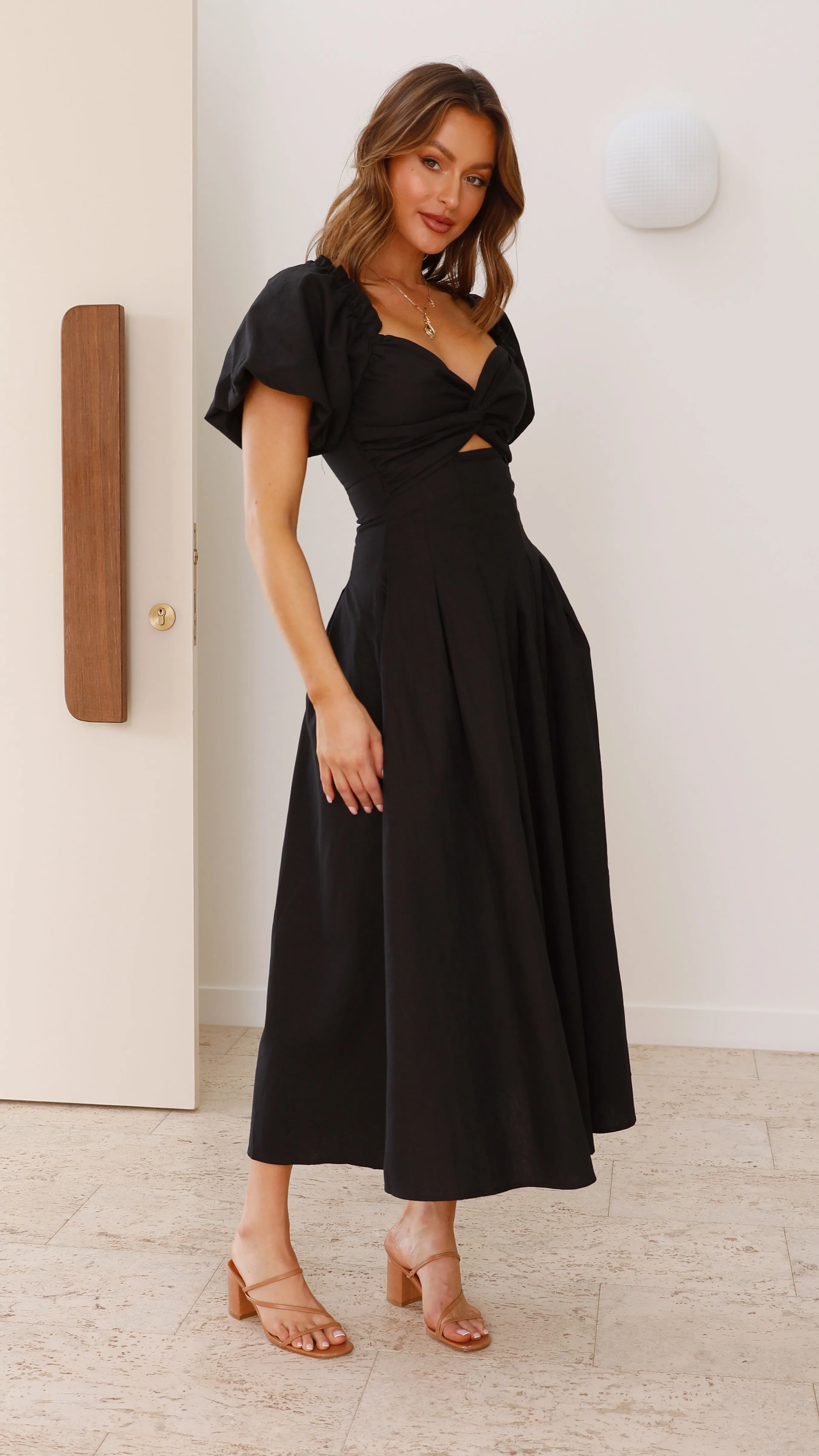 Christina Maxi Dress - Black Billy J
