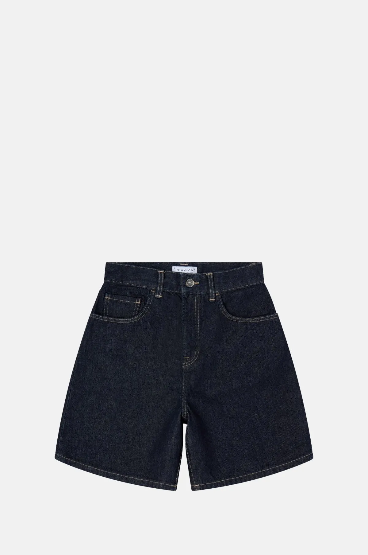 Cleo Short Blue Rinsed