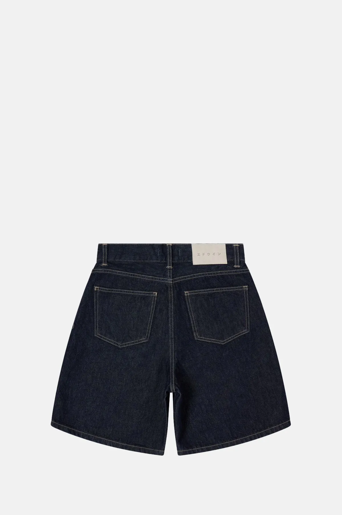 Cleo Short Blue Rinsed