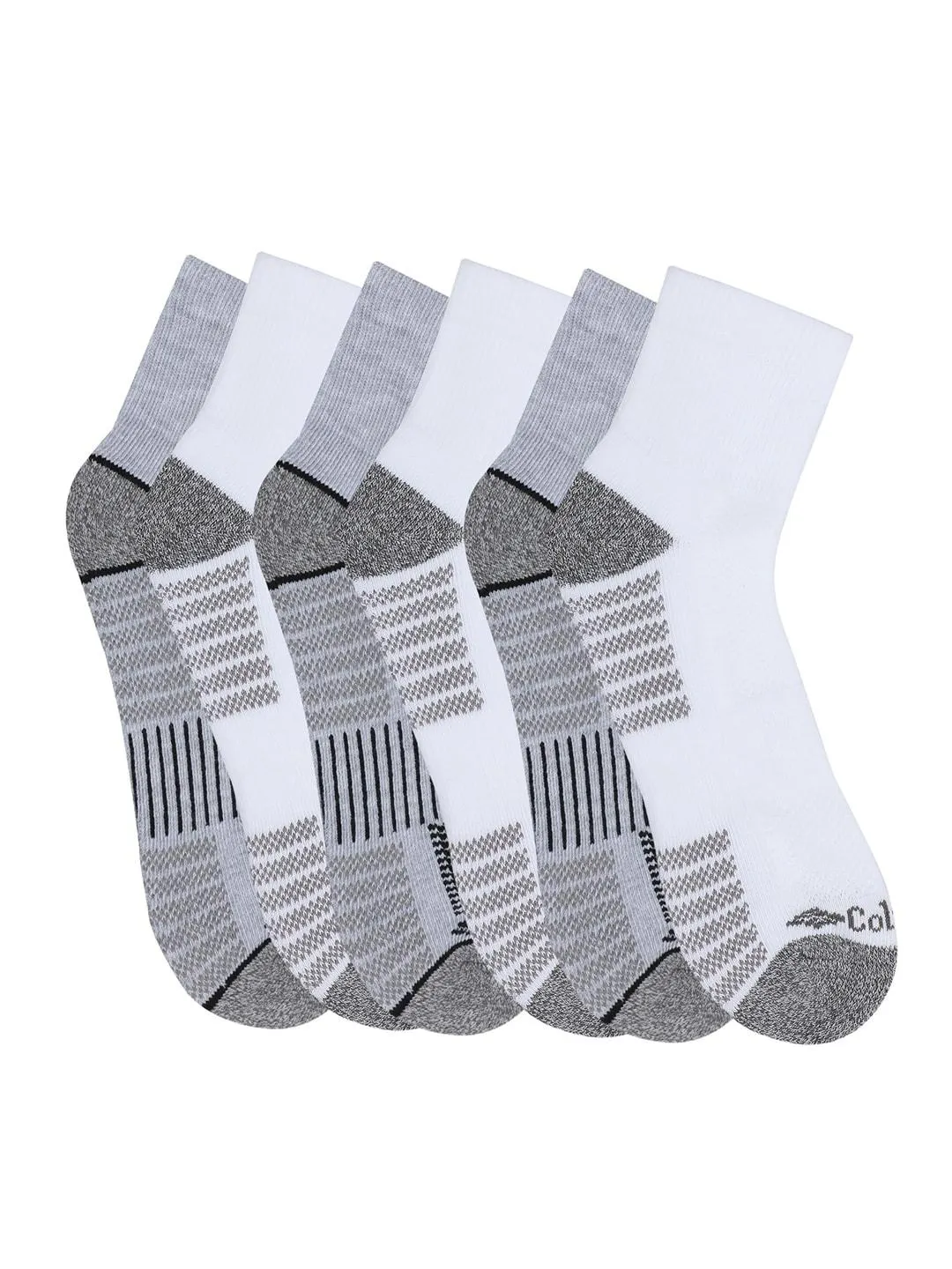 Columbia Men Multi SOCKS MN 6P NS/PIQ FTBED (6 Pairs) (Non Returnable)