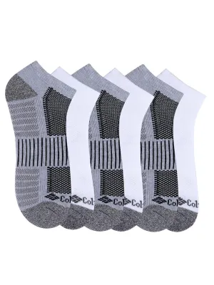 Columbia Men Multi SOCKS MN 6P QTR/PIQ FTBED (6 Pairs) (Non Returnable)