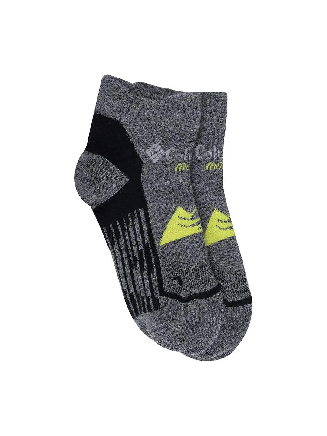 Columbia Unisex Grey SOCKS UX 1P SML-RUN LC-OPTICAL (1 Pair) (Non Returnable)