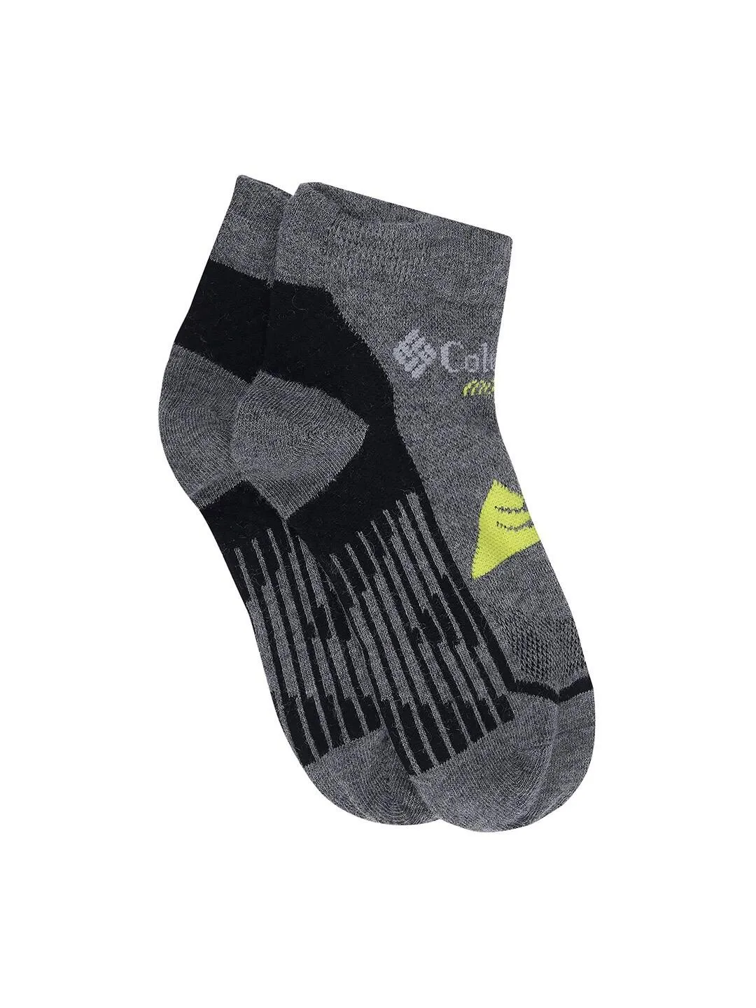 Columbia Unisex Grey SOCKS UX 1P SML-RUN LC-OPTICAL (1 Pair) (Non Returnable)