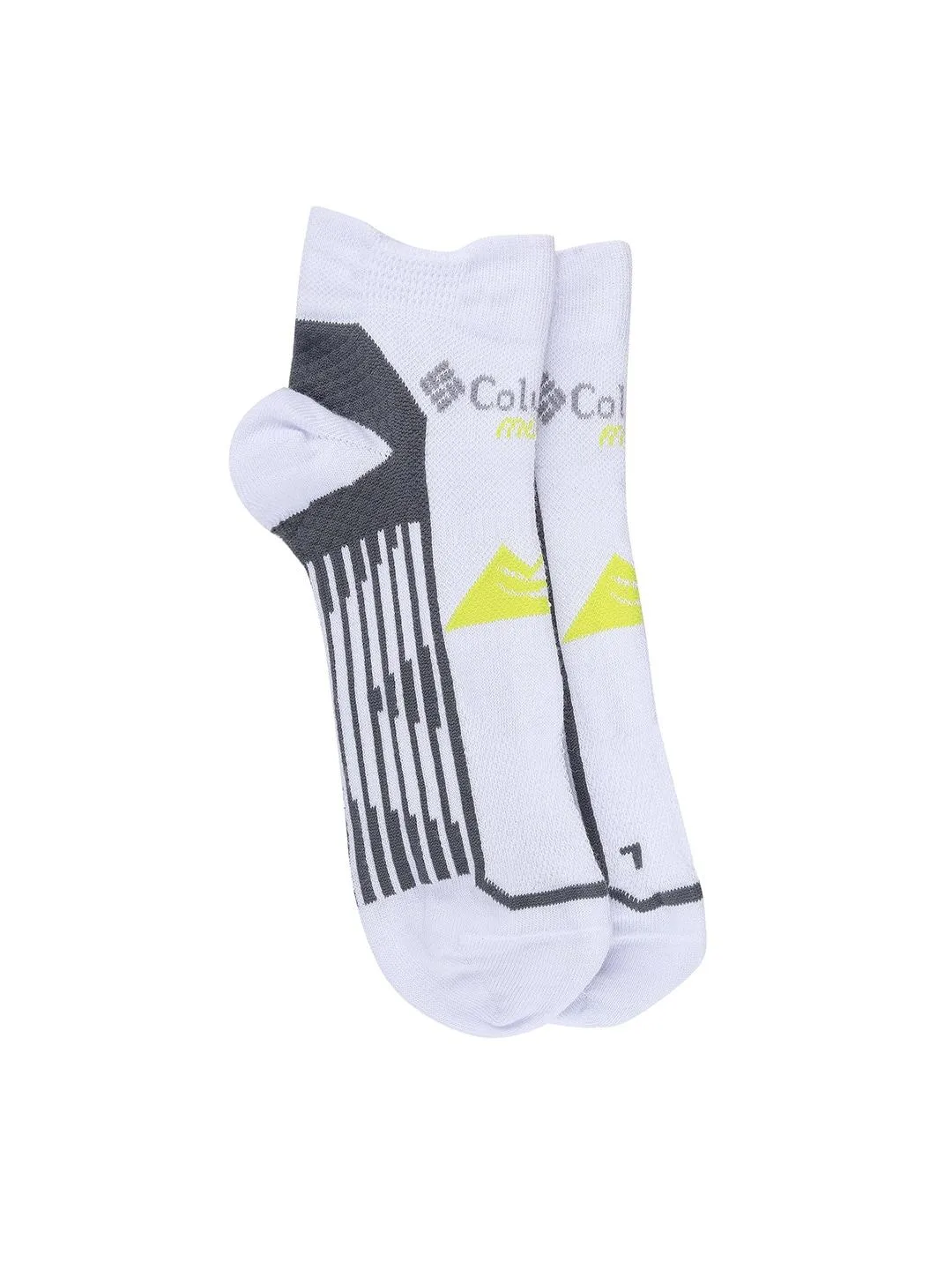 Columbia Unisex White SOCKS UX 1P SML-RUN LC-OPTICAL (1 Pair) (Non Returnable)