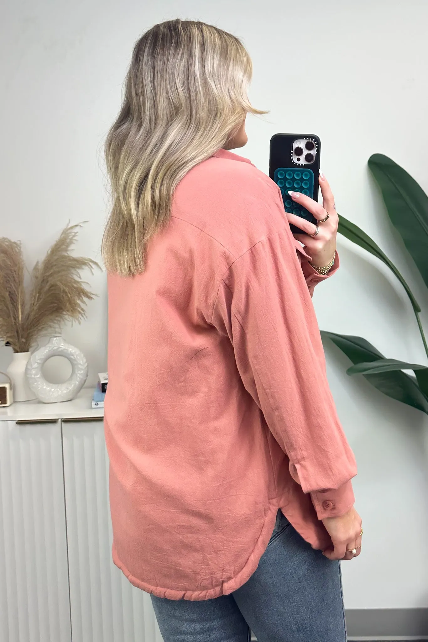 Confident Persona Oversized Button Down Shacket - FINAL SALE