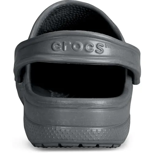 Crocs Unisex Baya Clogs - Lightweight, Durable, and Footwear in Graphite, Size 9 UK Men/10 UK Women