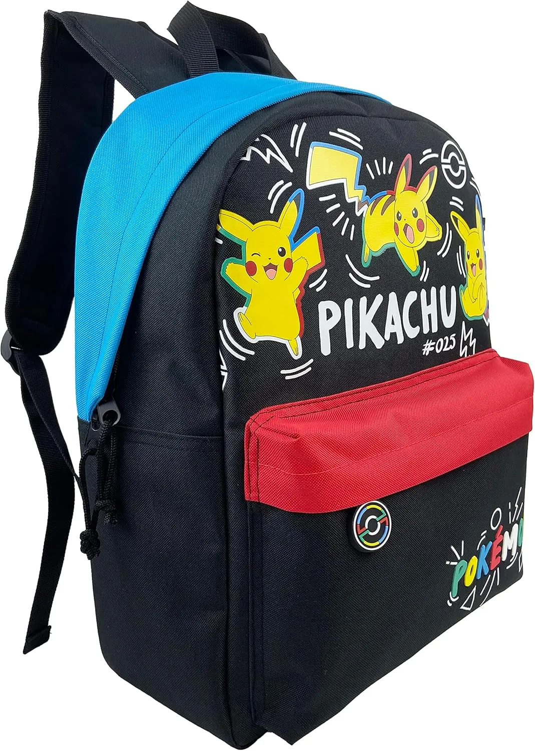 CYPBRANDS Pokémon Colorful Backpack for Kids Adaptable to Trolley (39 UK)