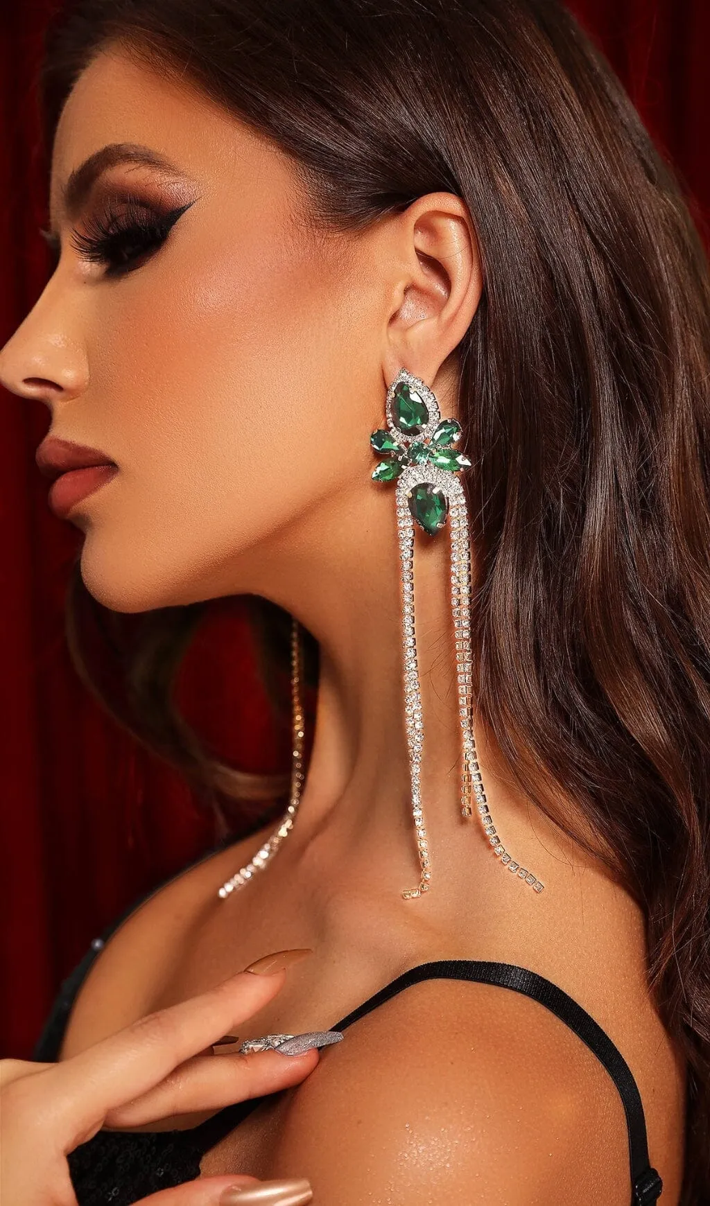 DIAMONATE EARRINGS Gloria Lanvin
