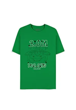 Difuzed Pokémon Trading Cards - Venusaur Green Men's Boys' Short-Sleeved T-Shirt (DIF-PK-VEN-TSHIRT)