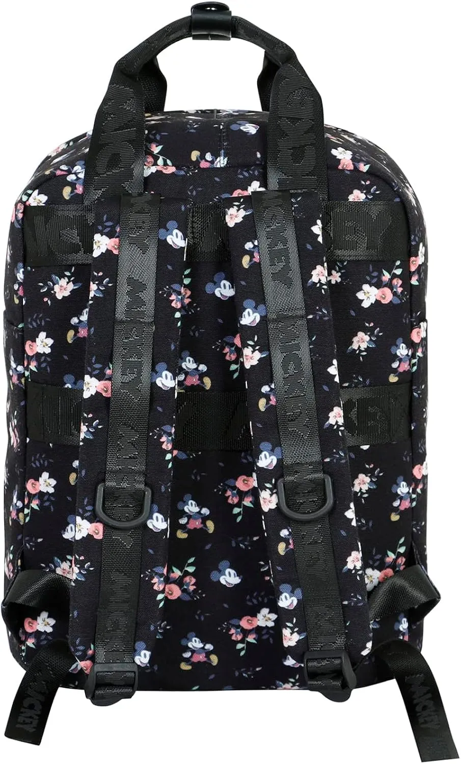 Disney Mickey Mouse Nature-Peach Backpack, Black (Disney Backpack)