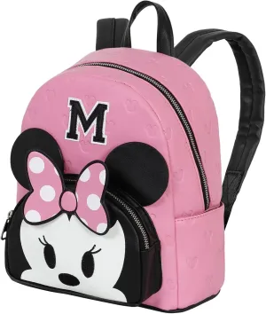 Disney Minnie Mouse M-Heady Backpack, Pink (M-Heady Series)