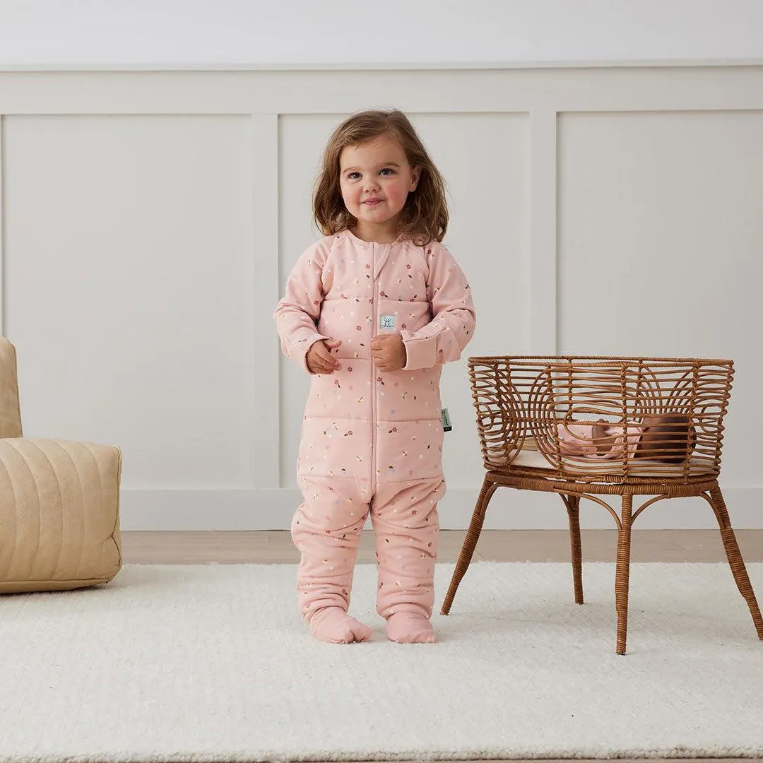 ergoPouch Organic Winter Long Sleeved Sleep Onesie - 2.5 TOG - Daisies