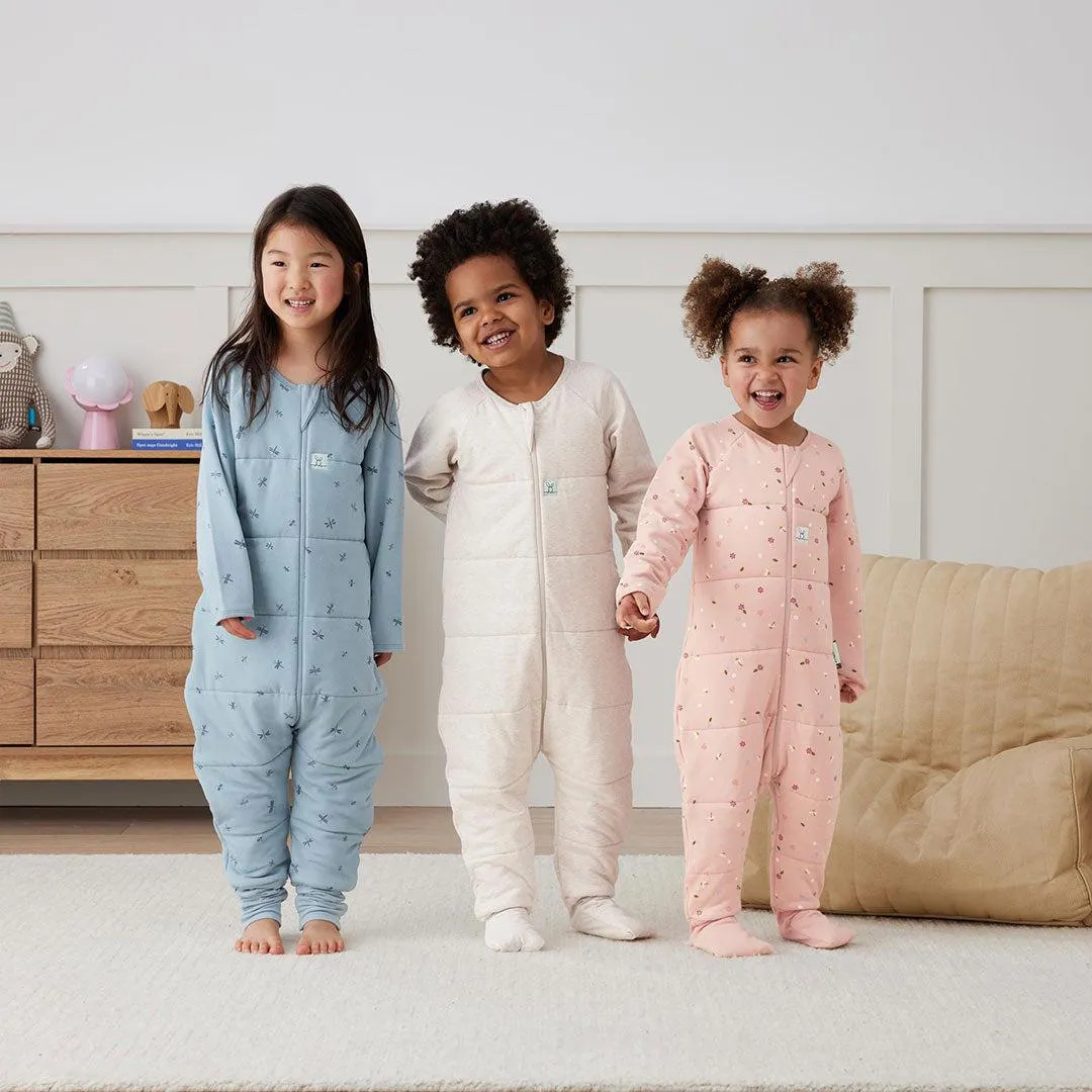 ergoPouch Organic Winter Long Sleeved Sleep Onesie - 2.5 TOG - Daisies