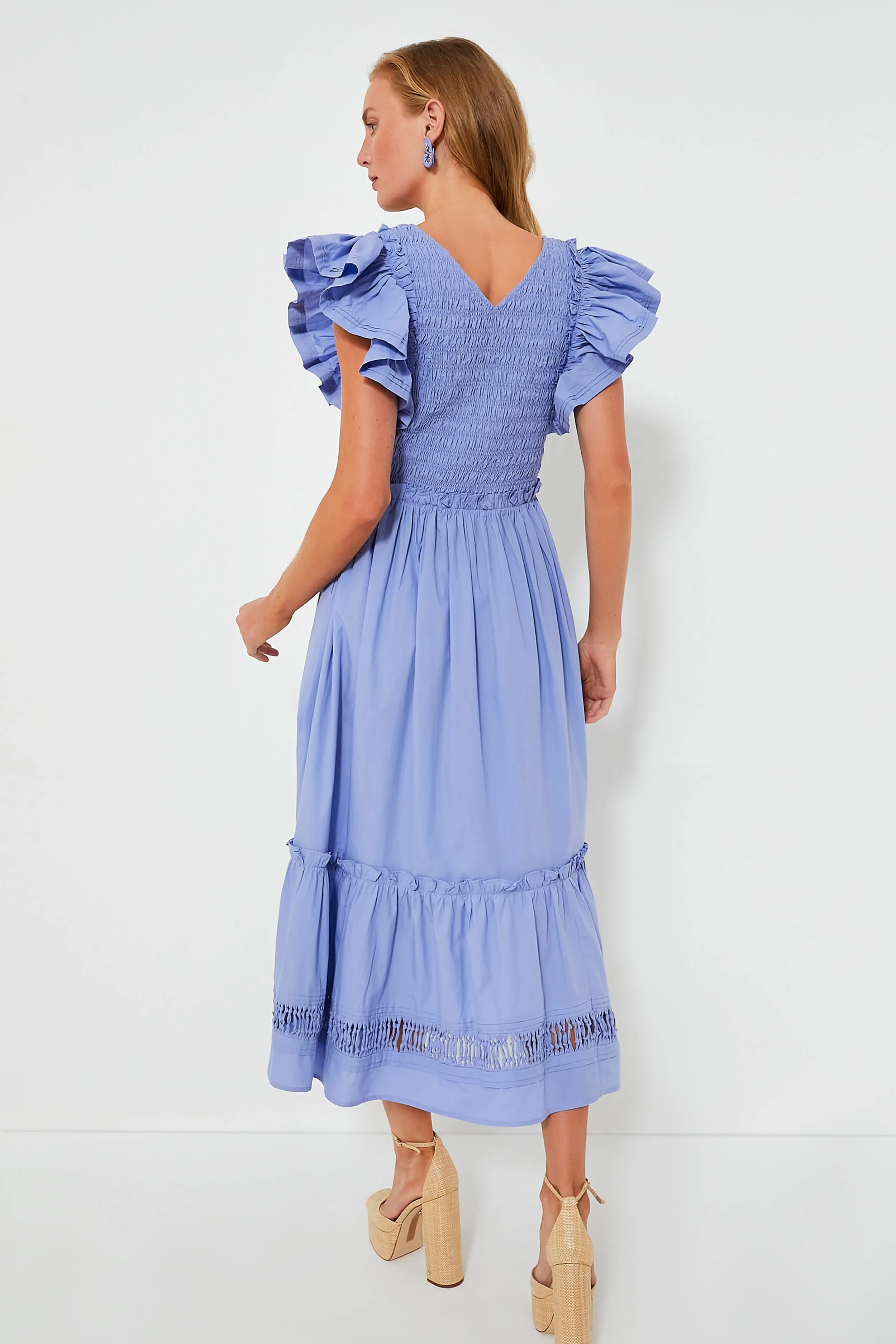 Exclusive Periwinkle Gladys Ankle Dress