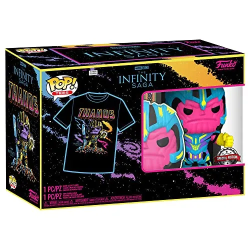 Funko Pop! Marvel - Thanos Vinyl Figure & T-Shirt Bundle (63602)